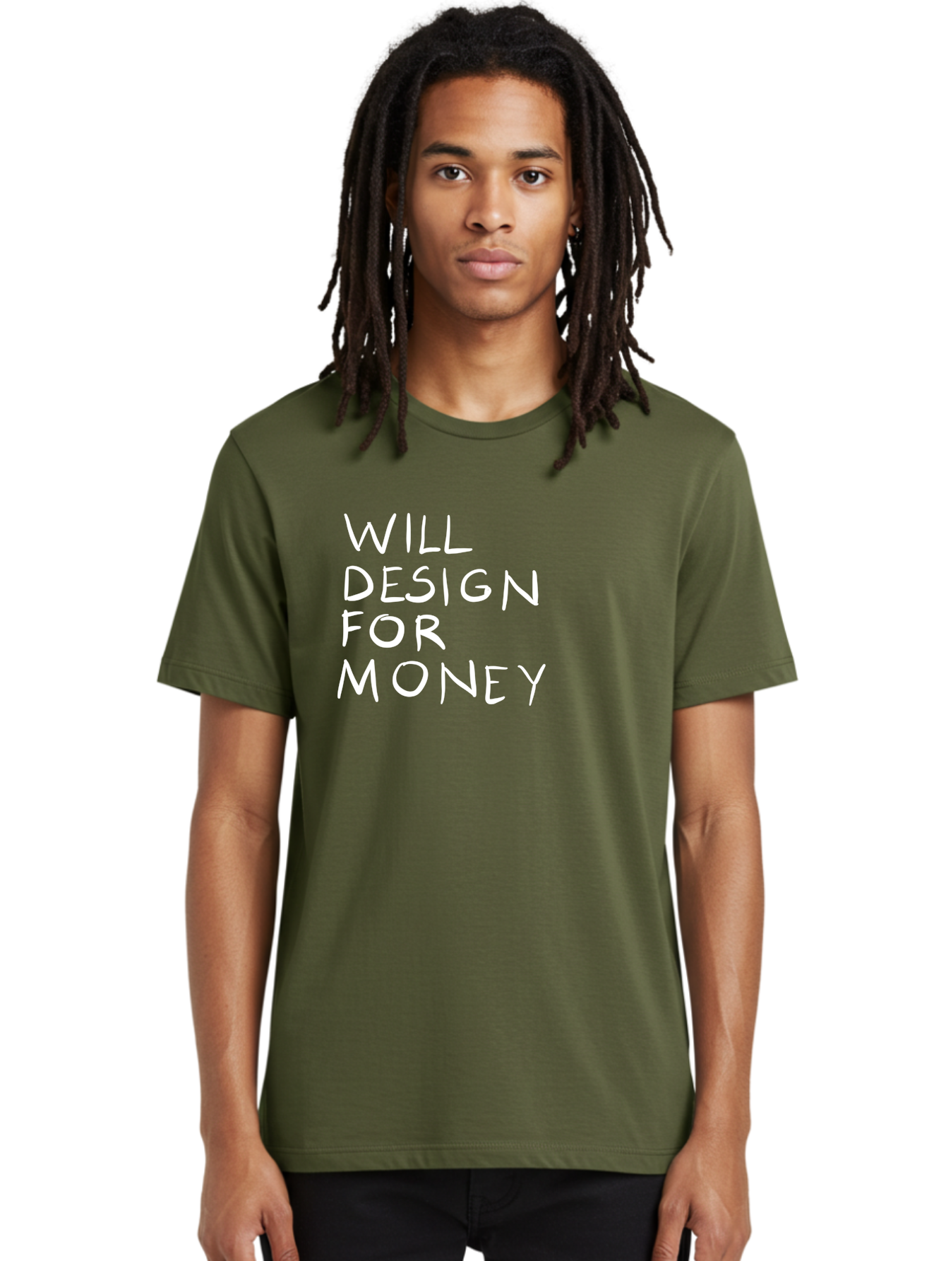 Will-Design-For-Money Men'S Graphic Tee, 100% Cotton, Comfortable Casual Summer Wear, Machine Washable, Graphic Design Services, Freelance Designer, Design For Hire, Money Making Opportunities, Professional Design Solutions, Custom Graphics - Aaa140