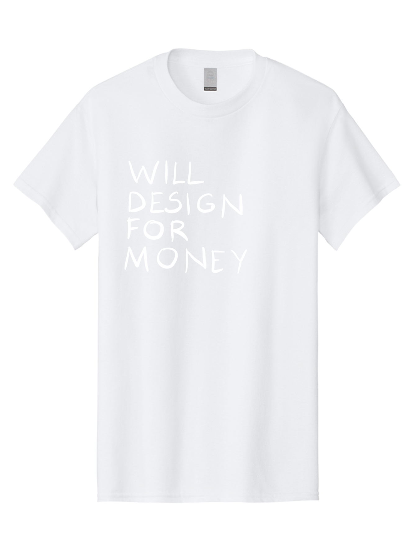 Will-Design-For-Money Men'S Graphic Tee, 100% Cotton, Comfortable Casual Summer Wear, Machine Washable, Graphic Design Services, Freelance Designer, Design For Hire, Money Making Opportunities, Professional Design Solutions, Custom Graphics - Aaa140