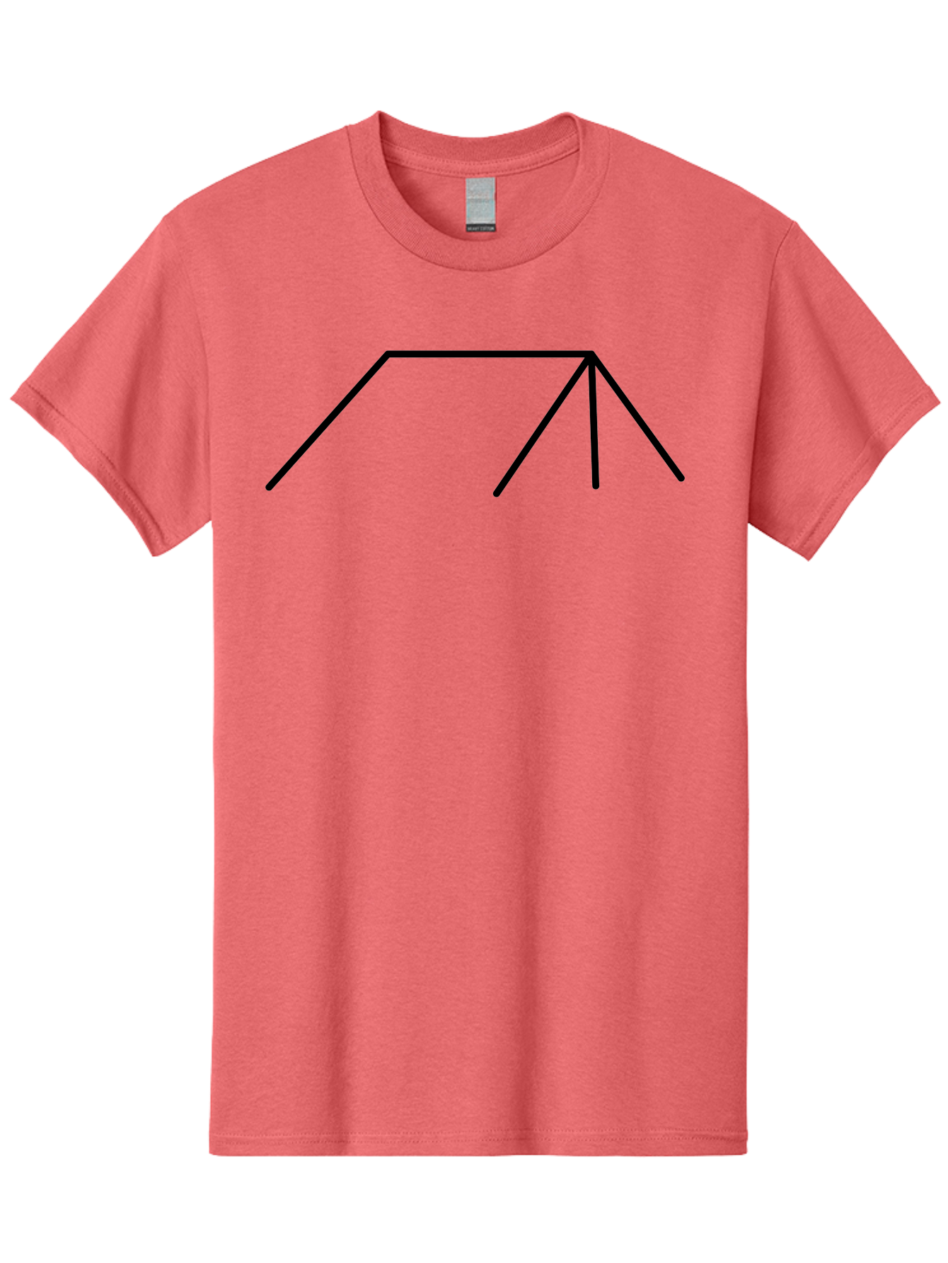 Stick-Figure Men'S Graphic Tee, 100% Cotton, Comfortable Casual Summer Wear, Machine Washable, Simple Line Drawing, Geometric Shape, Abstract Design, Minimalist Art, Black Lines, Simple Graphics - Aaa206