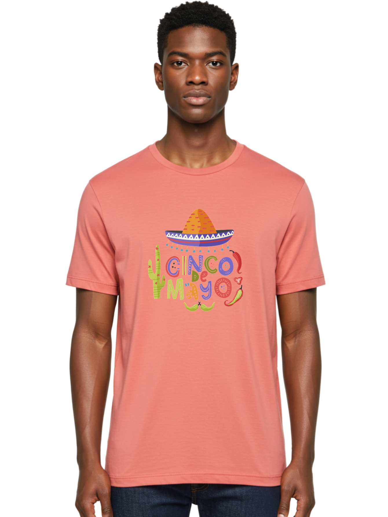 Cinco de Mayo, Mexican holiday, festive celebration, colorful sombrero, cactus, chili peppers, vibrant colors, fiesta theme, party decoration, Mexican culture, maracas