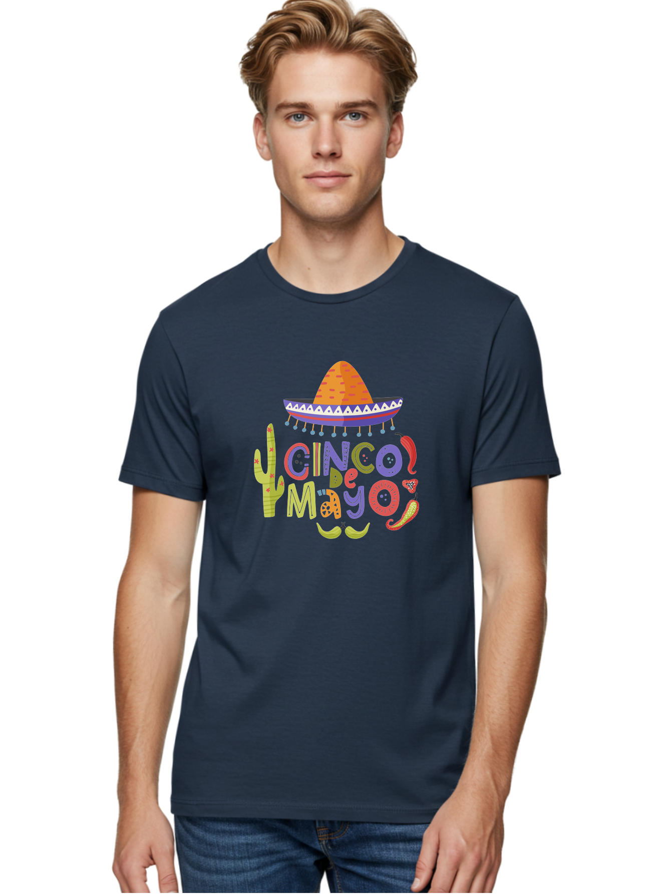 Cinco de Mayo, Mexican holiday, festive celebration, colorful sombrero, cactus, chili peppers, vibrant colors, fiesta theme, party decoration, Mexican culture, maracas