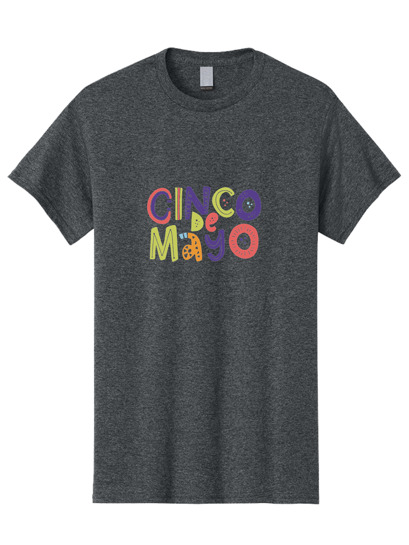 Cinco-De-Mayo-4 Men'S Graphic Tee, 100% Cotton, Comfortable Casual Summer Wear, Machine Washable, Cinco De Mayo Celebration, Mexican Holiday, Festive Typography, Vibrant Colors, Party Decorations, Cultural Heritage, Traditional Mexican, - Aaa236