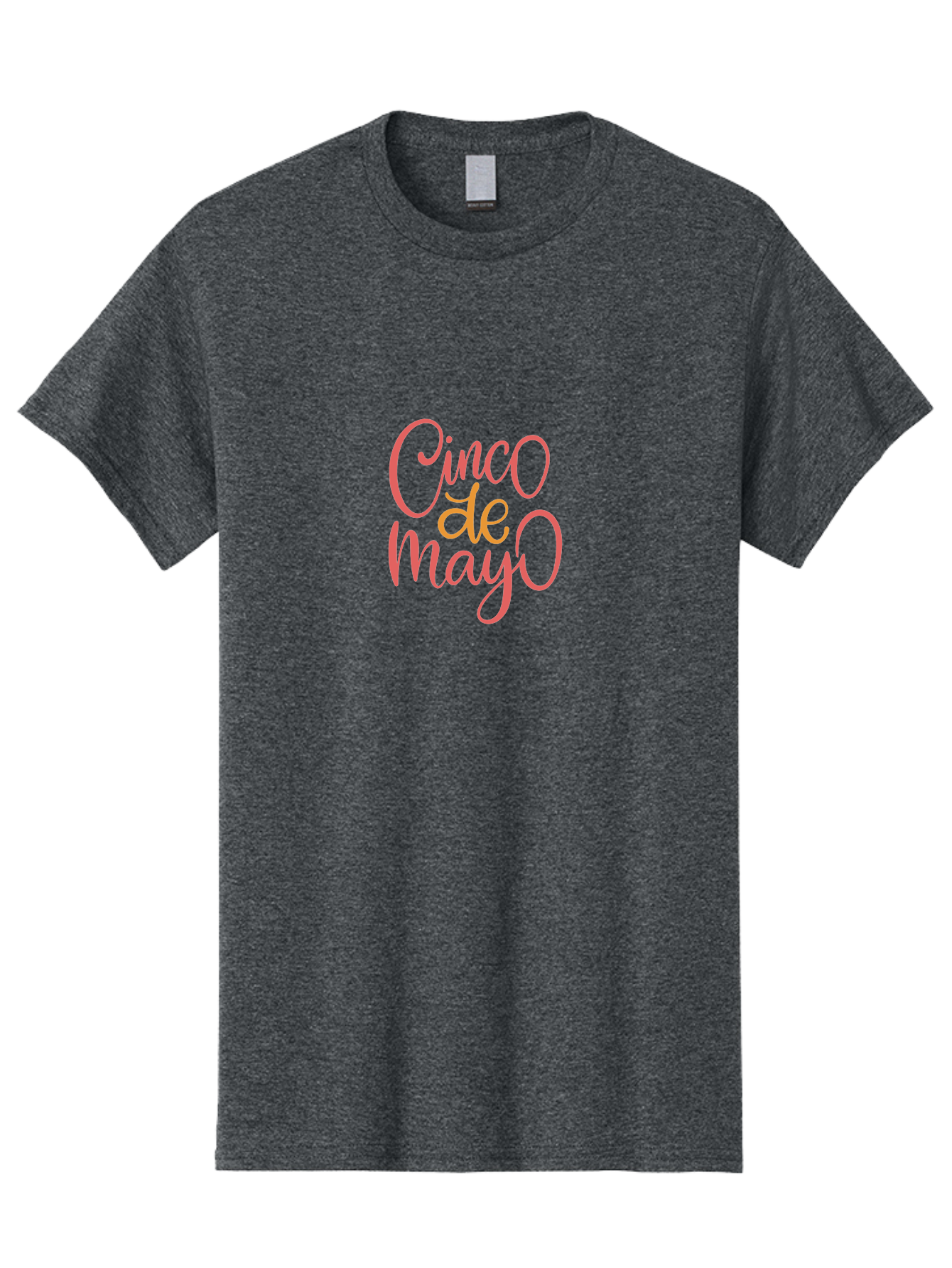 Cinco-De-Mayo-5 Men'S Graphic Tee, 100% Cotton, Comfortable Casual Summer Wear, Machine Washable, Cinco De Mayo, Festive Celebration, Mexican Holiday, Vibrant Pink Text, Cultural Heritage, Party Invitation, Holiday Greeting - Aaa237