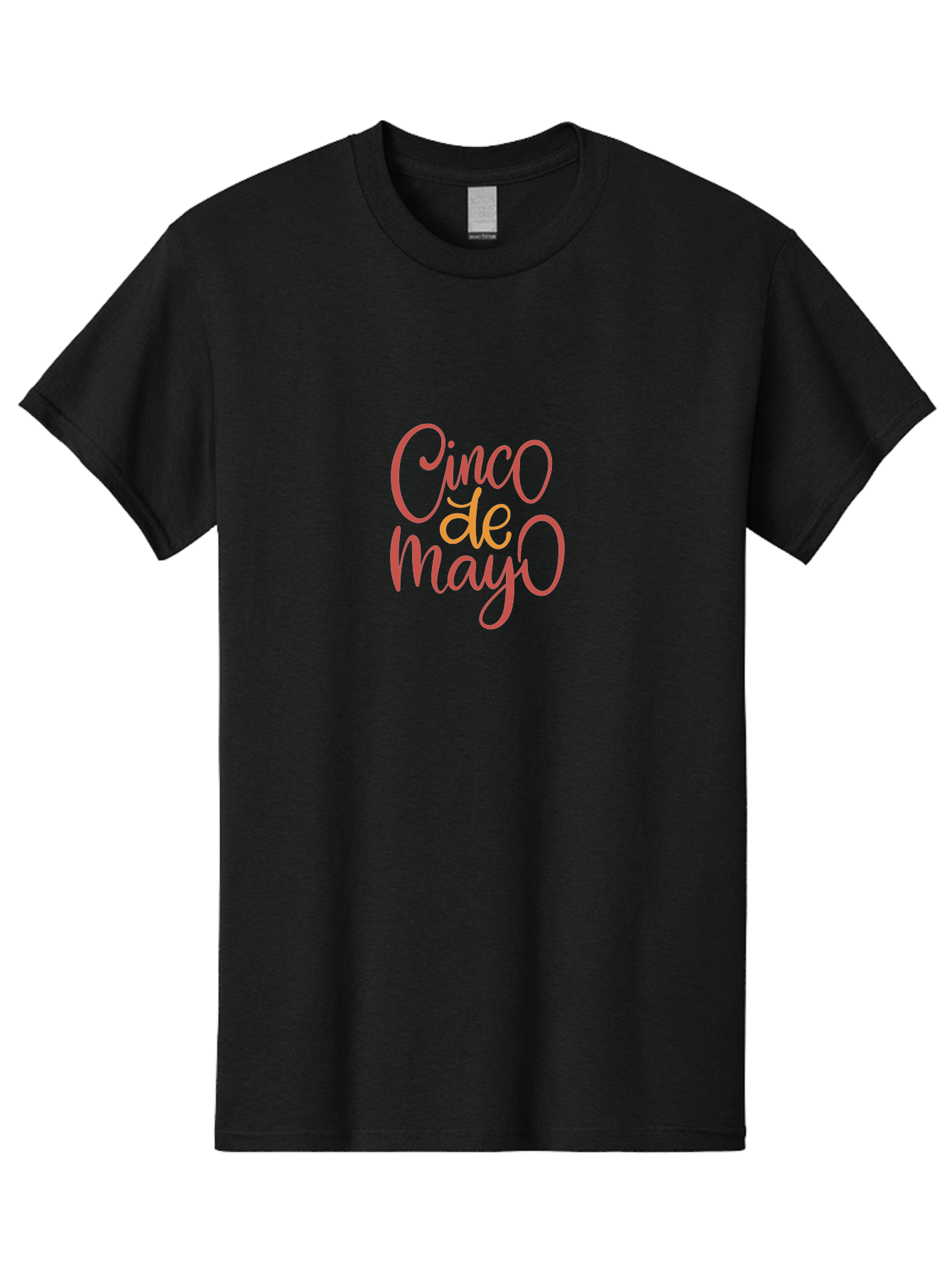 Cinco-De-Mayo-7 Men'S Graphic Tee, 100% Cotton, Comfortable Casual Summer Wear, Machine Washable, Cinco De Mayo, Festive Greeting, Pink Text, Celebration, Mexican Holiday, Cultural Heritage, Party Theme - Aaa239