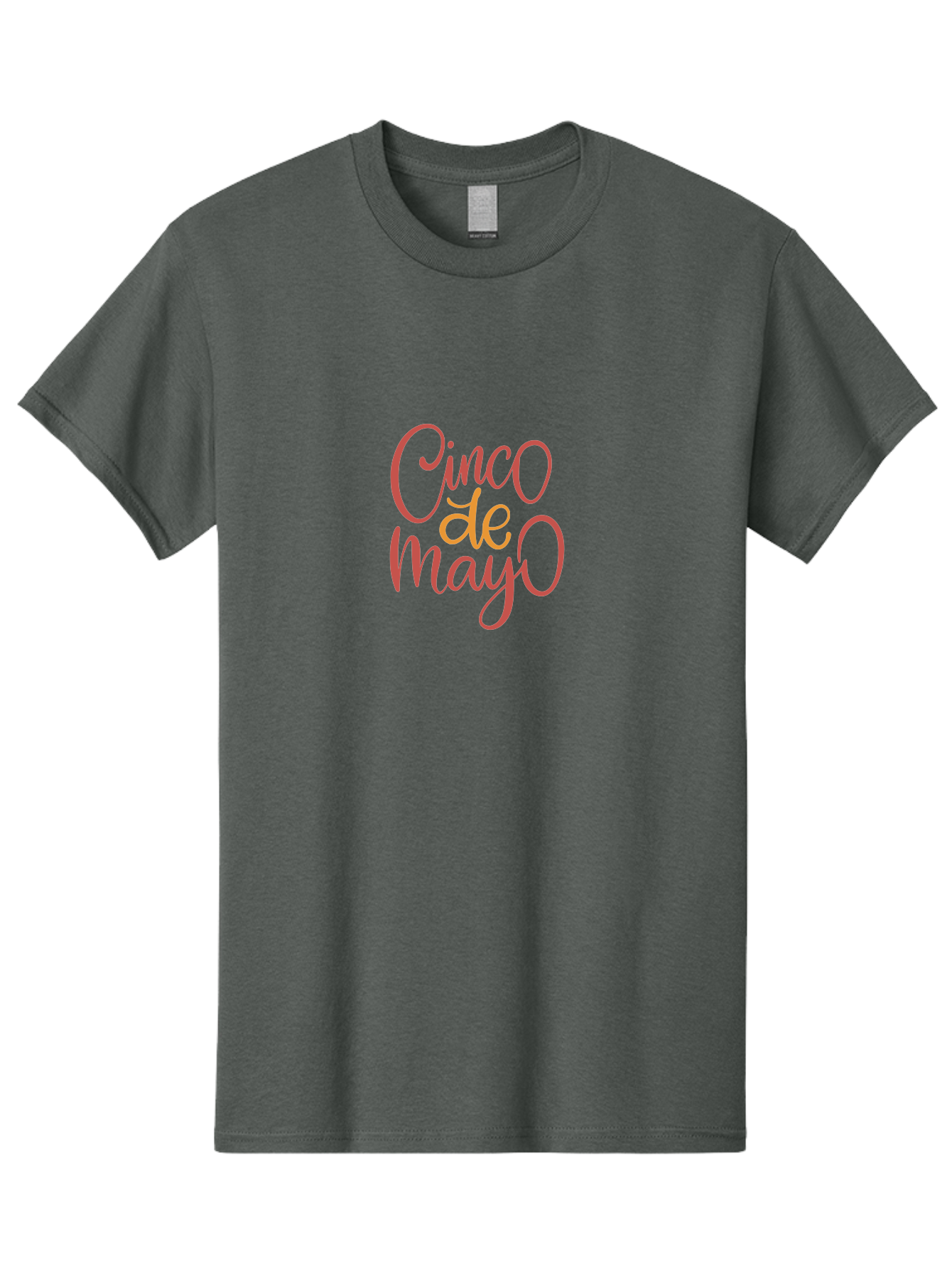 Cinco-De-Mayo-7 Men'S Graphic Tee, 100% Cotton, Comfortable Casual Summer Wear, Machine Washable, Cinco De Mayo, Festive Greeting, Pink Text, Celebration, Mexican Holiday, Cultural Heritage, Party Theme - Aaa239