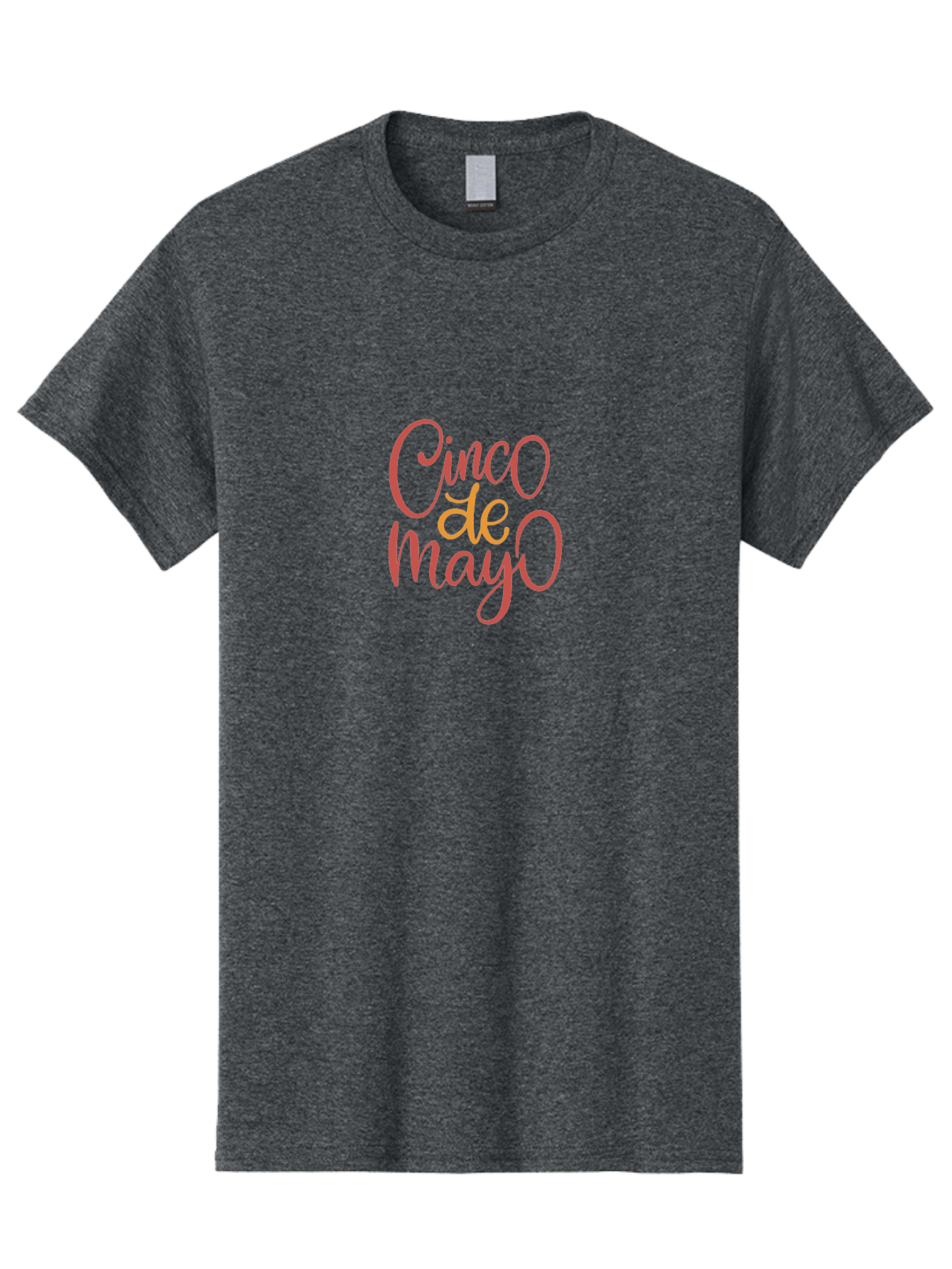 Cinco-De-Mayo-7 Men'S Graphic Tee, 100% Cotton, Comfortable Casual Summer Wear, Machine Washable, Cinco De Mayo, Festive Greeting, Pink Text, Celebration, Mexican Holiday, Cultural Heritage, Party Theme - Aaa239