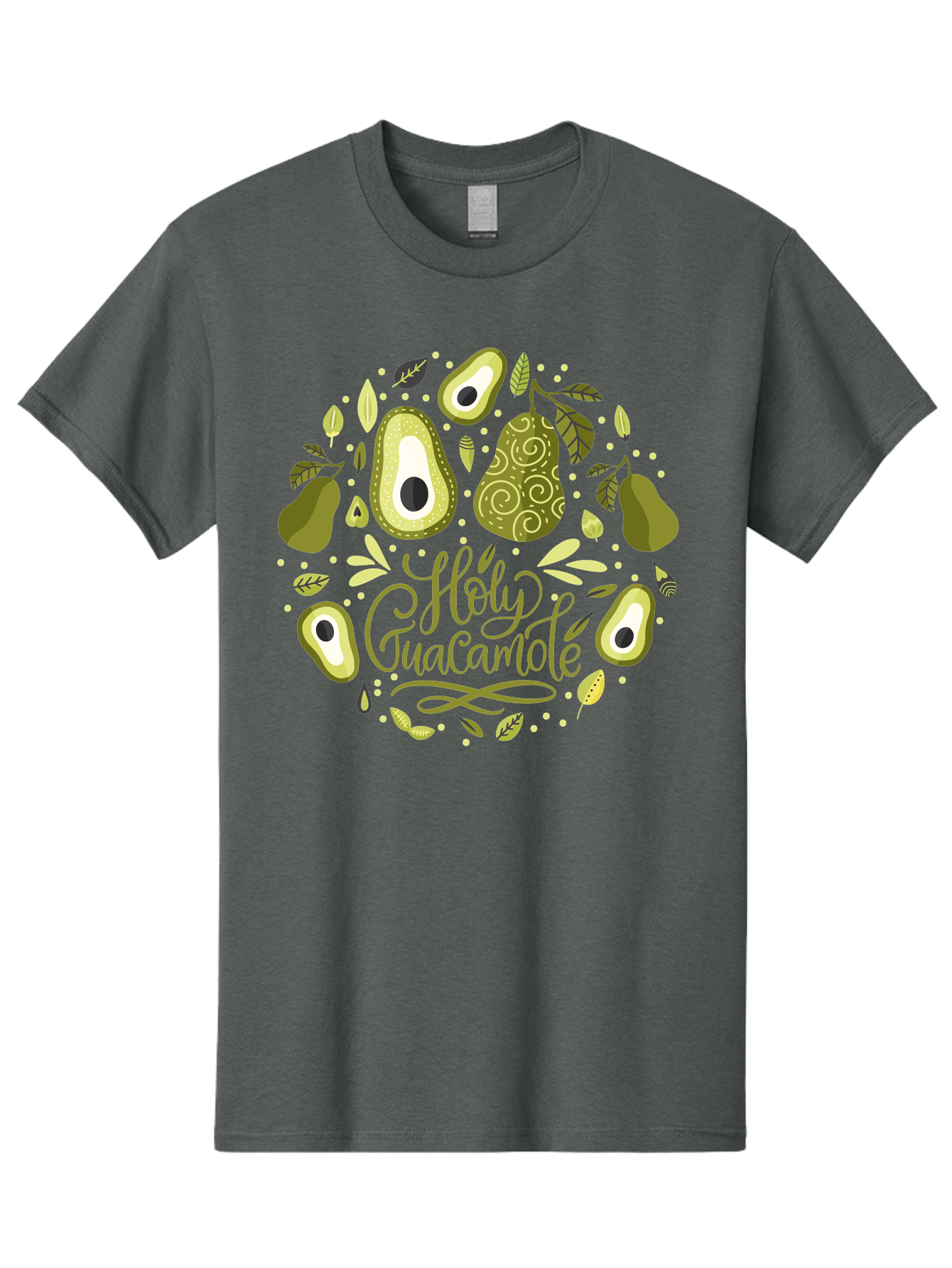 Hello-Avocado Men'S Graphic Tee, 100% Cotton, Comfortable Casual Summer Wear, Machine Washable, Avocado Illustrations, Guacamole Recipe, Healthy Eating, Vegan Lifestyle, Organic Produce, Foodie Culture, Fresh Ingredients, Culinary Delights - Aaa250