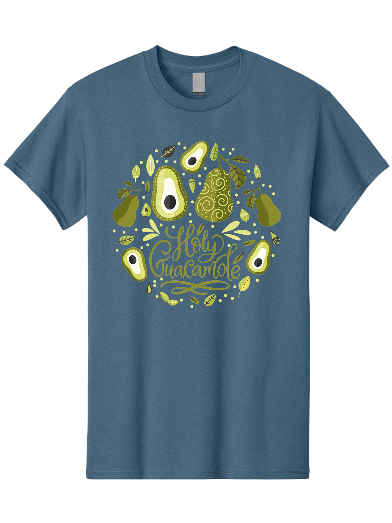 Hello-Avocado Men'S Graphic Tee, 100% Cotton, Comfortable Casual Summer Wear, Machine Washable, Avocado Illustrations, Guacamole Recipe, Healthy Eating, Vegan Lifestyle, Organic Produce, Foodie Culture, Fresh Ingredients, Culinary Delights - Aaa250