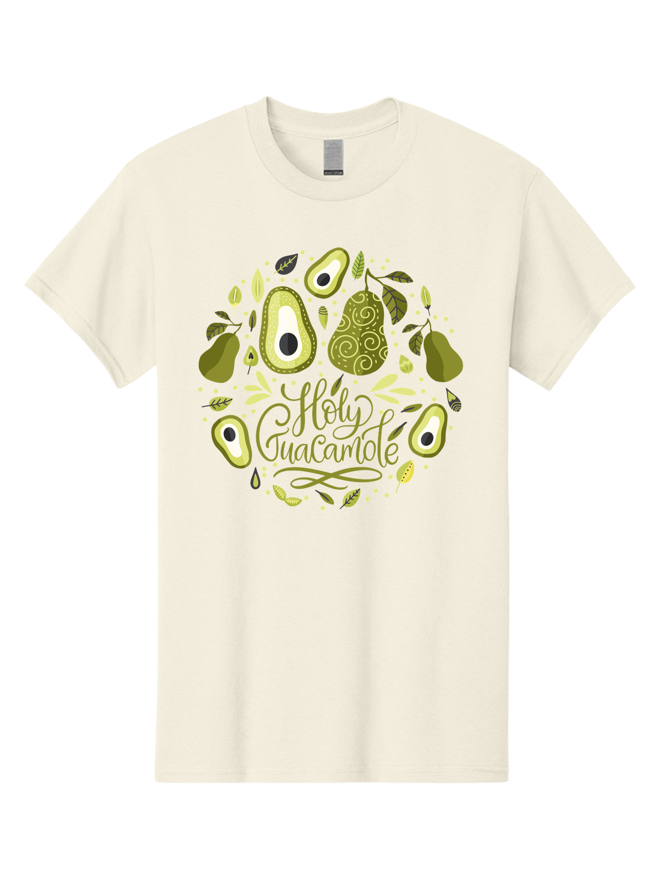 Hello-Avocado Men'S Graphic Tee, 100% Cotton, Comfortable Casual Summer Wear, Machine Washable, Avocado Illustrations, Guacamole Recipe, Healthy Eating, Vegan Lifestyle, Organic Produce, Foodie Culture, Fresh Ingredients, Culinary Delights - Aaa250