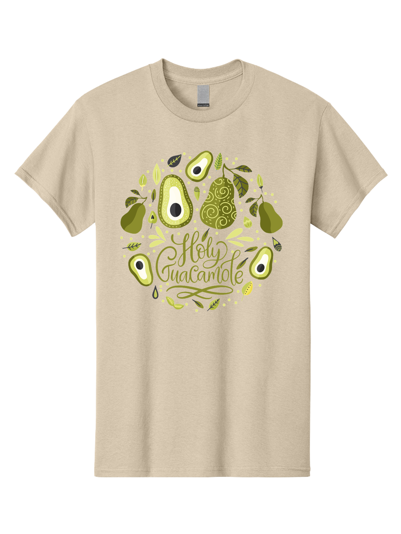 Hello-Avocado Men'S Graphic Tee, 100% Cotton, Comfortable Casual Summer Wear, Machine Washable, Avocado Illustrations, Guacamole Recipe, Healthy Eating, Vegan Lifestyle, Organic Produce, Foodie Culture, Fresh Ingredients, Culinary Delights - Aaa250