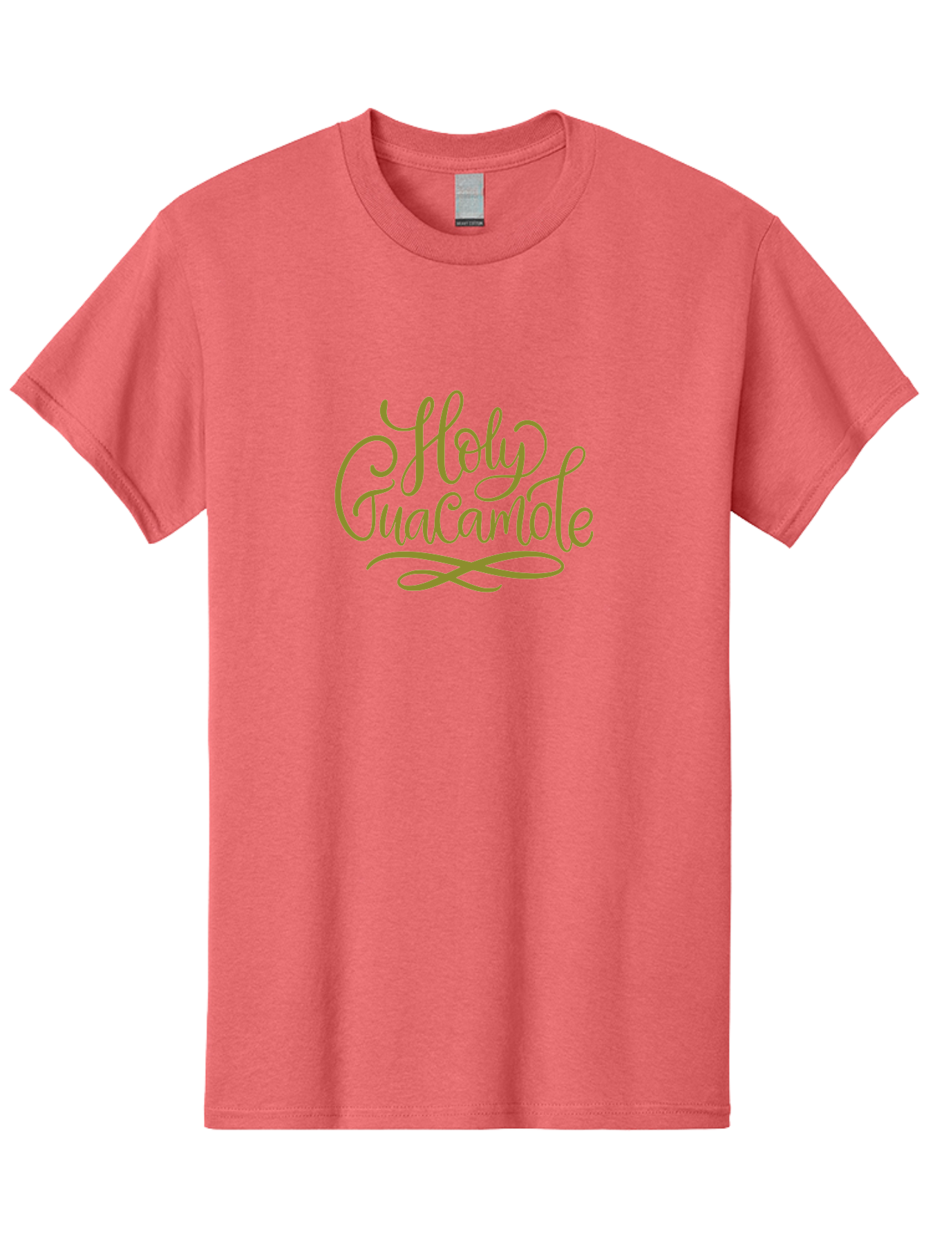 Holy-Guacamole-2 Men'S Graphic Tee, 100% Cotton, Comfortable Casual Summer Wear, Machine Washable, Holy Guacamole, Cursive Script, Decorative Text, Foodie Phrase, Culinary Quote, Trendy Typography, Mexican Cuisine, Dip Lover, Funny Phrase - Aaa253