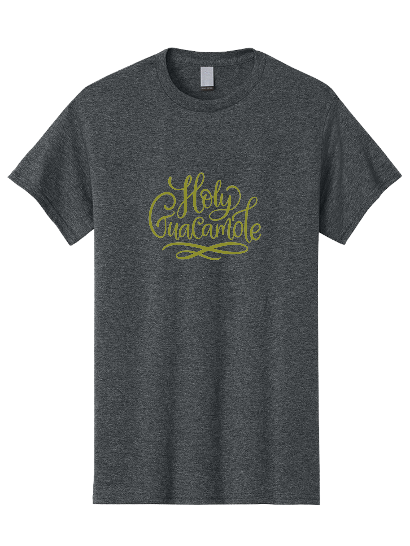 Holy-Guacamole-2 Men'S Graphic Tee, 100% Cotton, Comfortable Casual Summer Wear, Machine Washable, Holy Guacamole, Cursive Script, Decorative Text, Foodie Phrase, Culinary Quote, Trendy Typography, Mexican Cuisine, Dip Lover, Funny Phrase - Aaa253