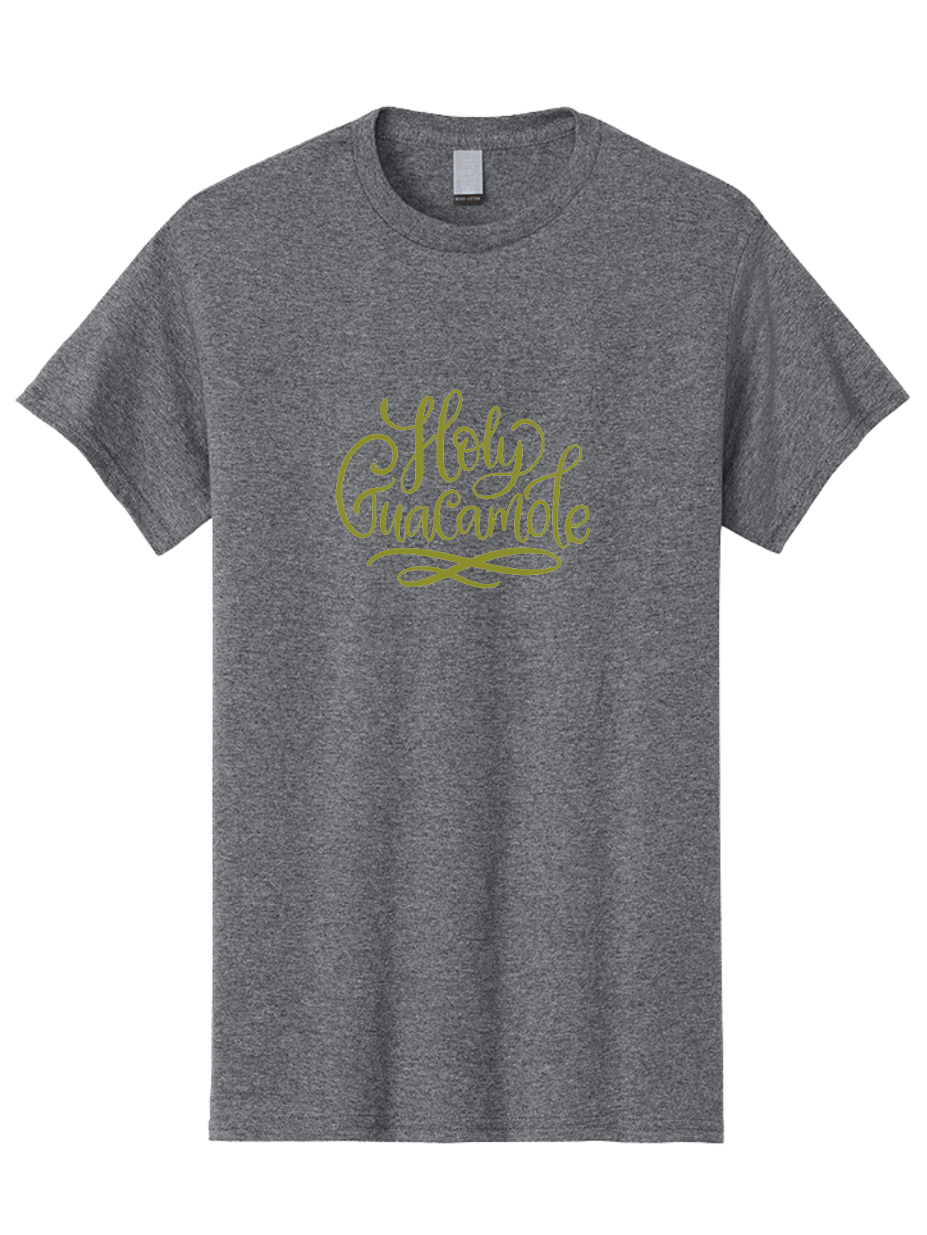 Holy-Guacamole-2 Men'S Graphic Tee, 100% Cotton, Comfortable Casual Summer Wear, Machine Washable, Holy Guacamole, Cursive Script, Decorative Text, Foodie Phrase, Culinary Quote, Trendy Typography, Mexican Cuisine, Dip Lover, Funny Phrase - Aaa253