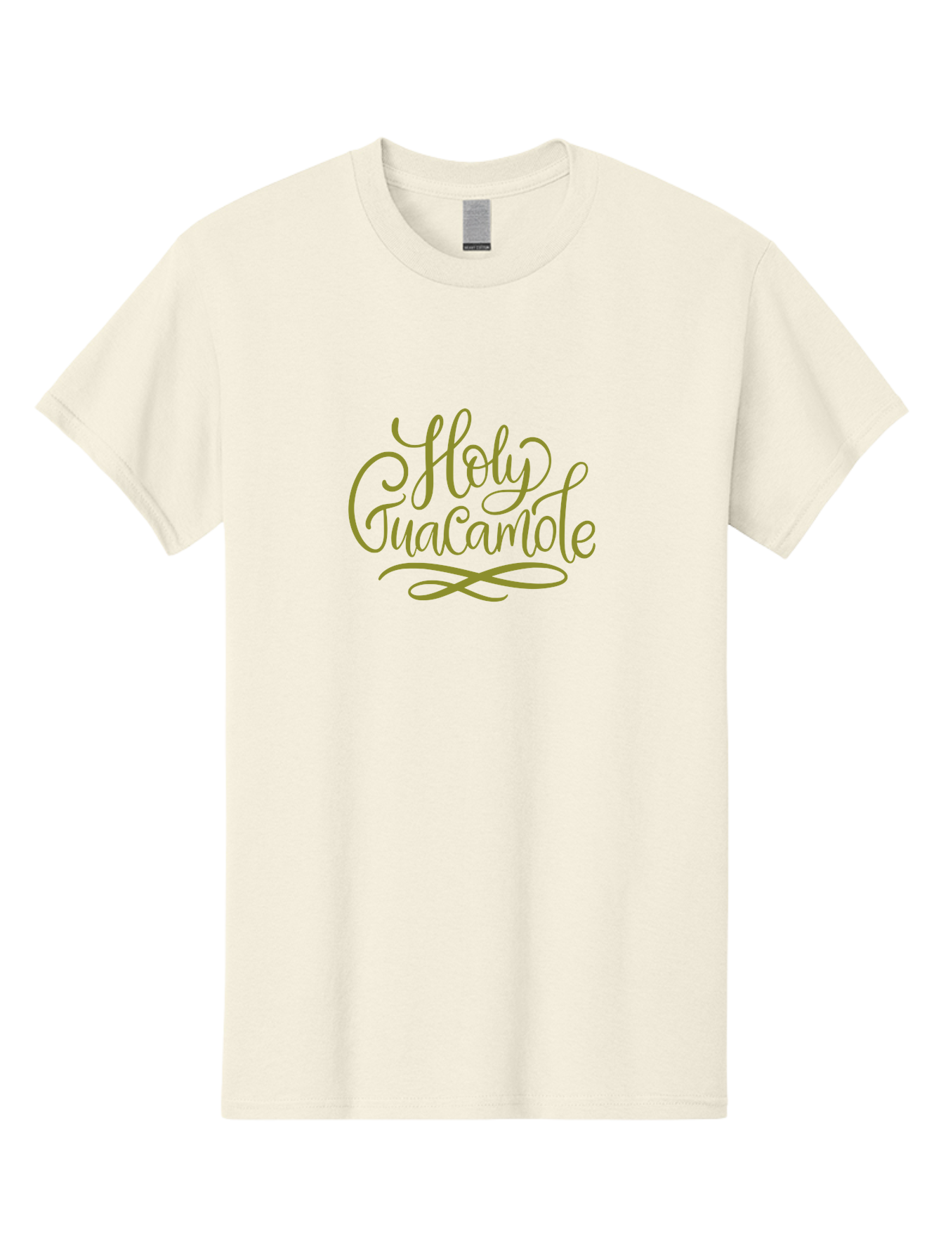 Holy-Guacamole-2 Men'S Graphic Tee, 100% Cotton, Comfortable Casual Summer Wear, Machine Washable, Holy Guacamole, Cursive Script, Decorative Text, Foodie Phrase, Culinary Quote, Trendy Typography, Mexican Cuisine, Dip Lover, Funny Phrase - Aaa253