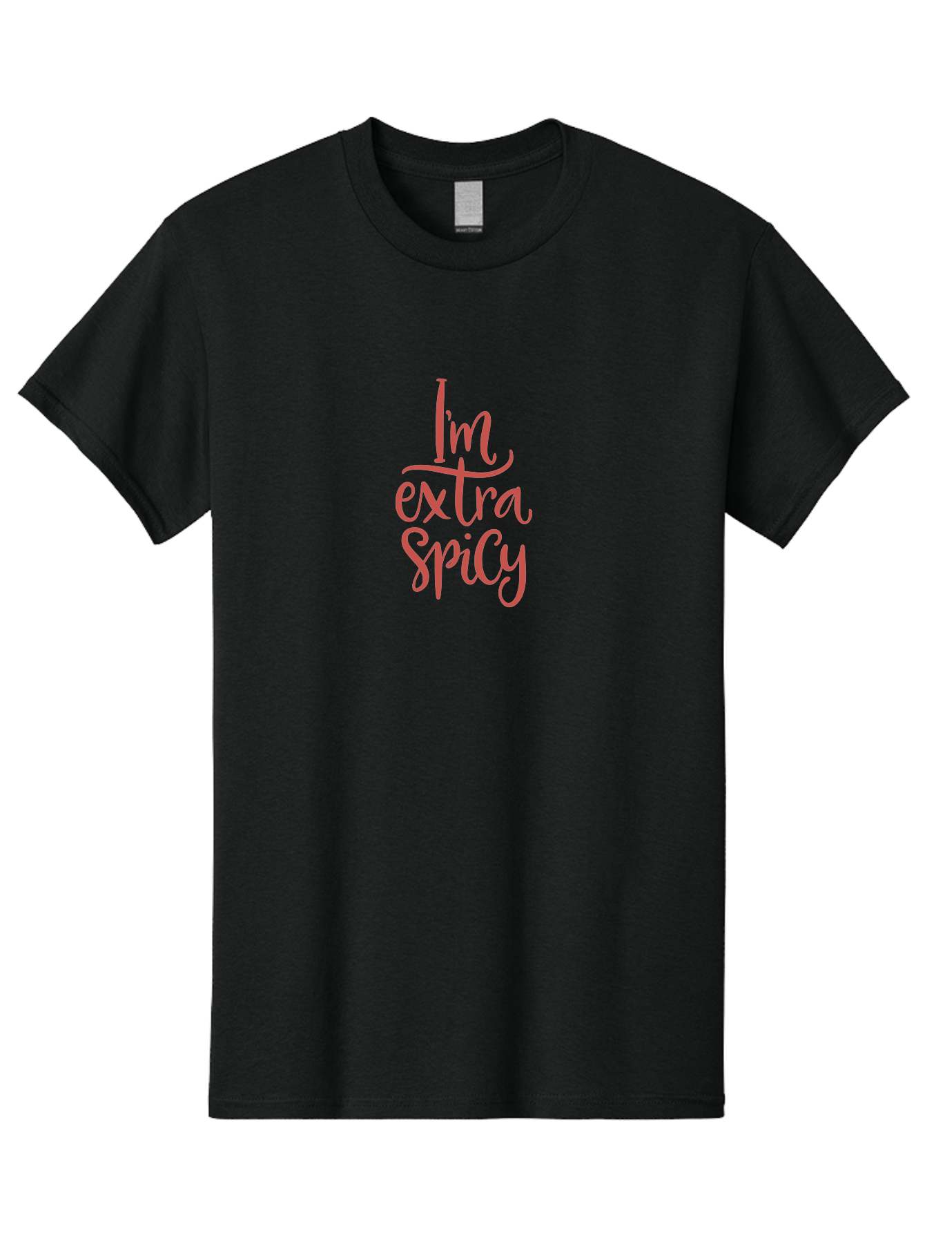 I-M-Extra-Spicy-3 Men'S Graphic Tee, 100% Cotton, Comfortable Casual Summer Wear, Machine Washable, Female Empowerment, Sass, Confidence, Attitude, Inspirational Quote, Funny Phrase, Bold Statement, Hot Personality - Aaa260