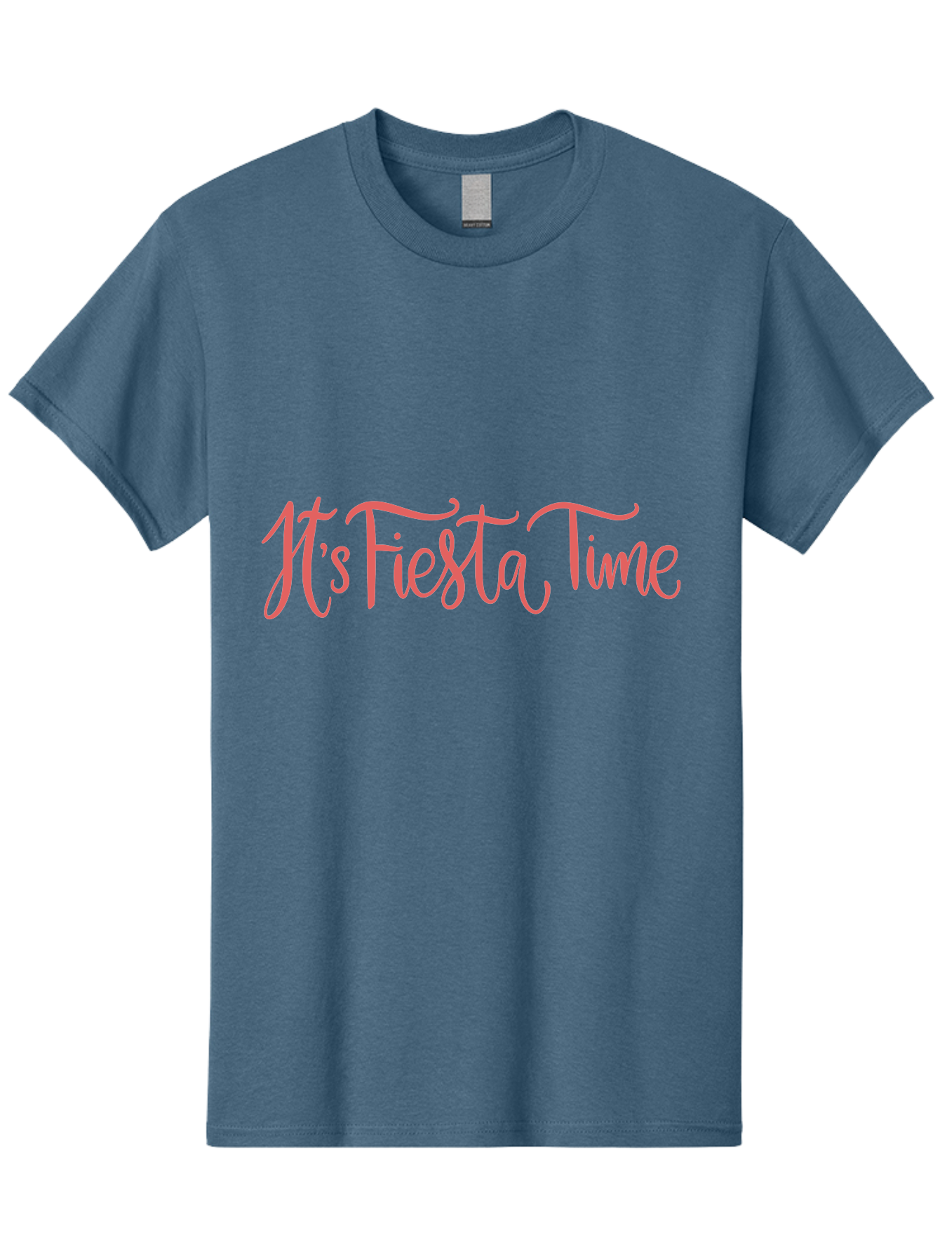 It-S-Fiesta-Time Men'S Graphic Tee, 100% Cotton, Comfortable Casual Summer Wear, Machine Washable, Fiesta Time, Party Invitation, Festive Atmosphere, Celebration, Party Theme, Mexican Culture, Vibrant Colors, Fun Times, Party Decor - Aaa267