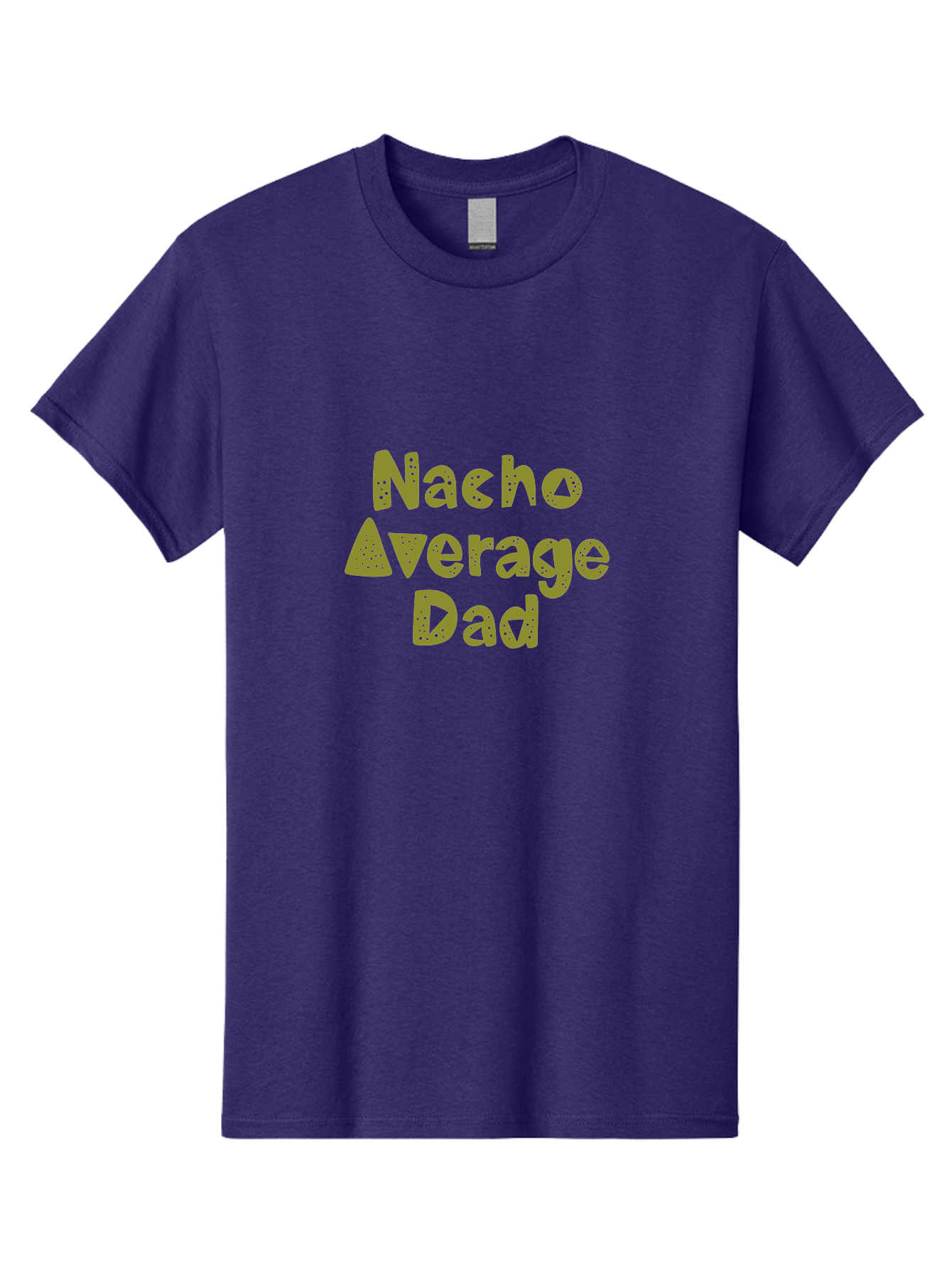 Nacho-Average-Dad-1 Men'S Graphic Tee, 100% Cotton, Comfortable Casual Summer Wear, Machine Washable, Funny Dad Joke, Nacho Average Dad, Father'S Day Gift, Humor, Playful Dads, Dad Humor, Quirky, Graphic T-Shirt - Aaa282