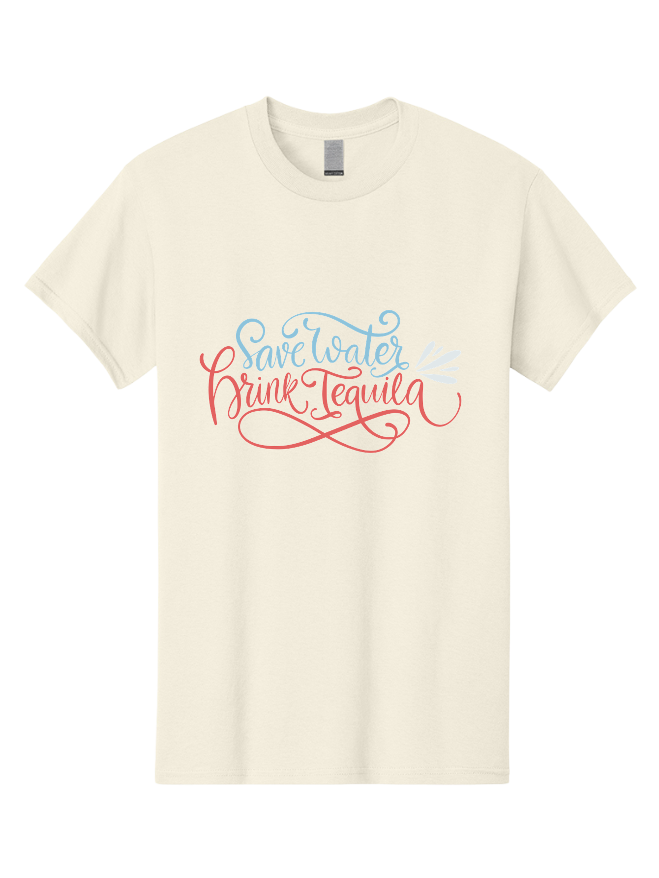 Save-Water-Drink-Tequila-3 Men'S Graphic Tee, 100% Cotton, Comfortable Casual Summer Wear, Machine Washable, Tequila Quote, Save Water, Drink Tequila, Funny Quote, Tequila Humor, Liquor Quote, Party Phrase, Agave Quote, Creative Typography, - Aaa293