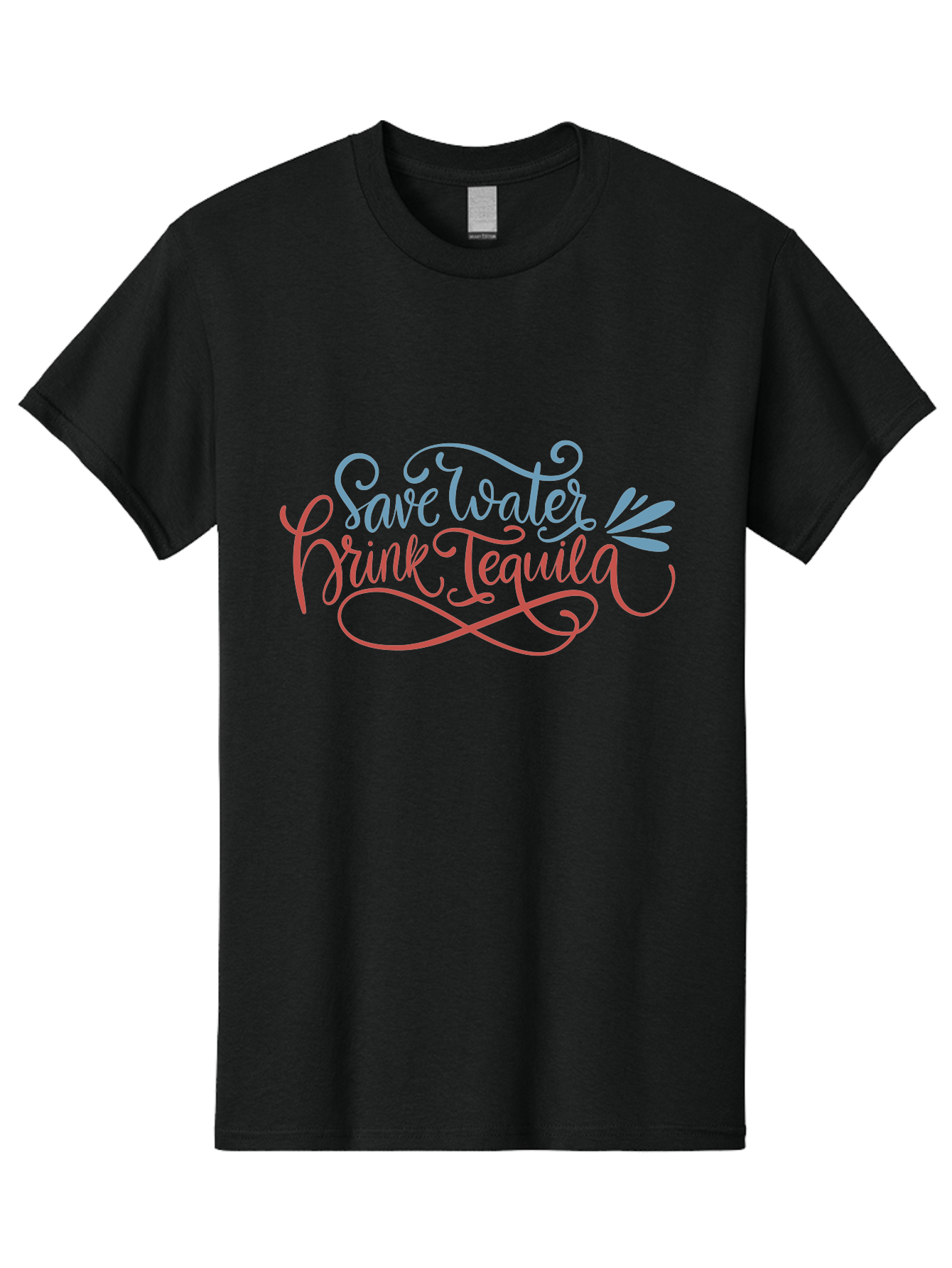 Save-Water-Drink-Tequila-4 Men'S Graphic Tee, 100% Cotton, Comfortable Casual Summer Wear, Machine Washable, Tequila Advertisement, Funny Slogan, Save Water, Drink Tequila, Cocktail Quote, Humorous Phrase, Tequila Lover - Aaa294