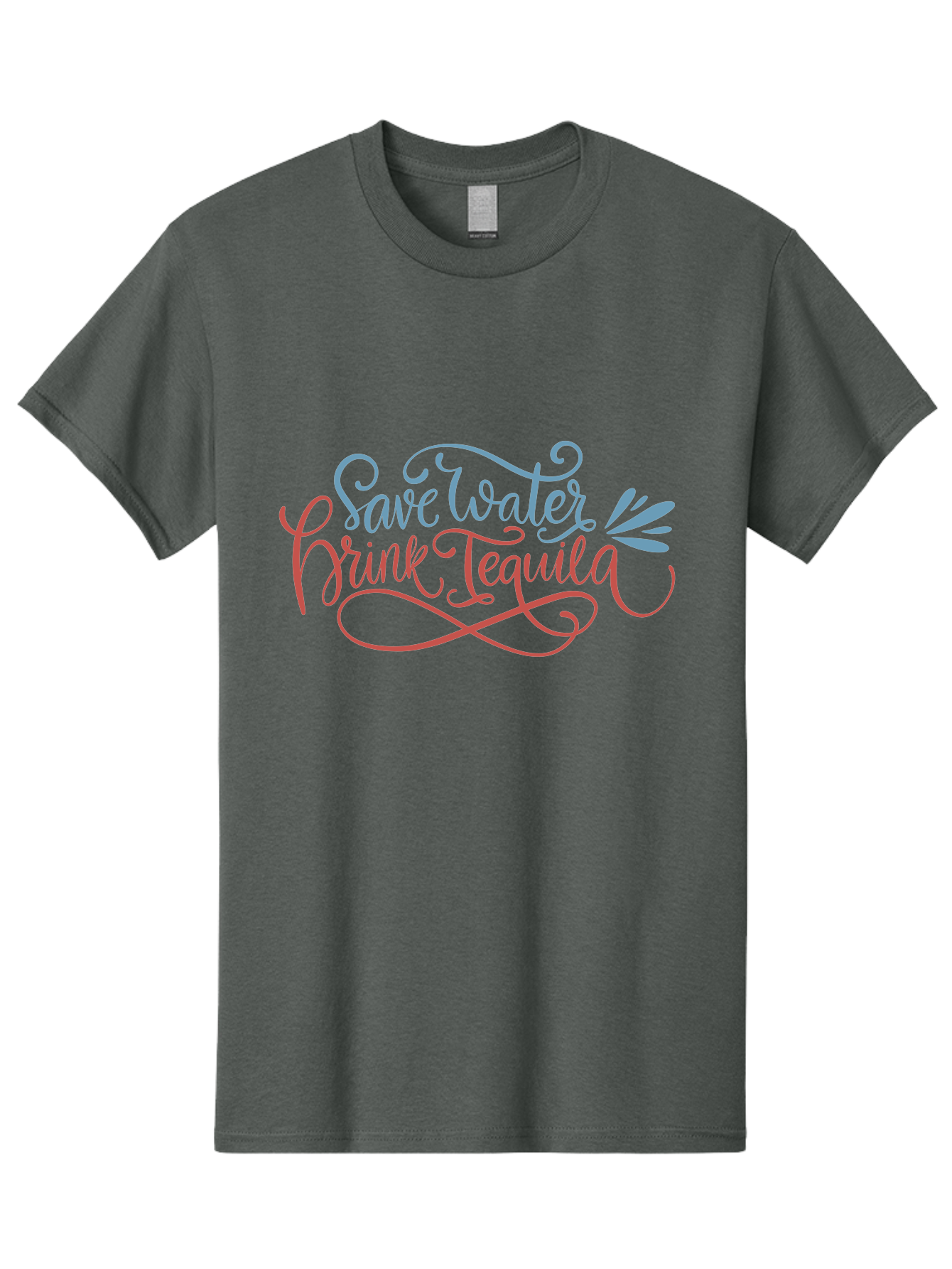 Save-Water-Drink-Tequila-4 Men'S Graphic Tee, 100% Cotton, Comfortable Casual Summer Wear, Machine Washable, Tequila Advertisement, Funny Slogan, Save Water, Drink Tequila, Cocktail Quote, Humorous Phrase, Tequila Lover - Aaa294
