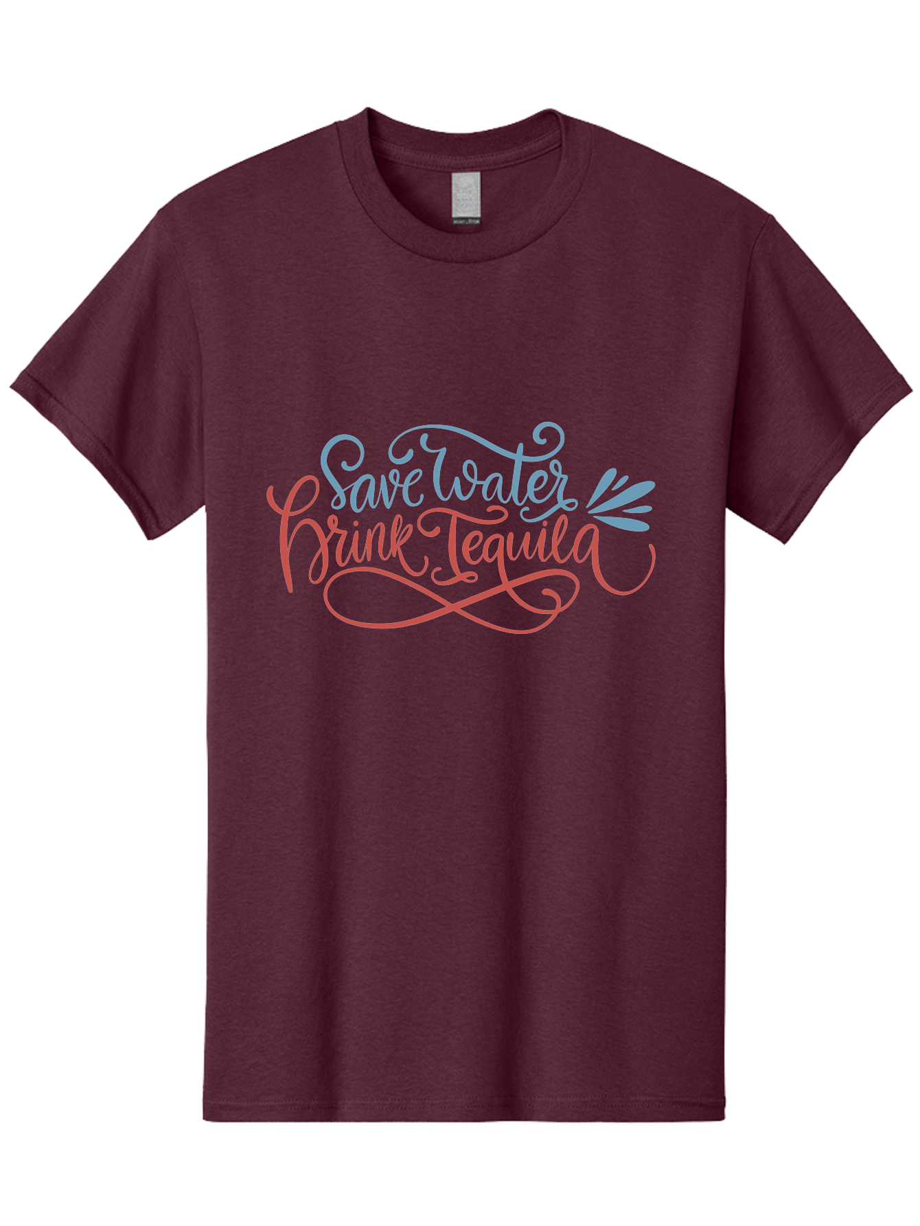 Save-Water-Drink-Tequila-4 Men'S Graphic Tee, 100% Cotton, Comfortable Casual Summer Wear, Machine Washable, Tequila Advertisement, Funny Slogan, Save Water, Drink Tequila, Cocktail Quote, Humorous Phrase, Tequila Lover - Aaa294