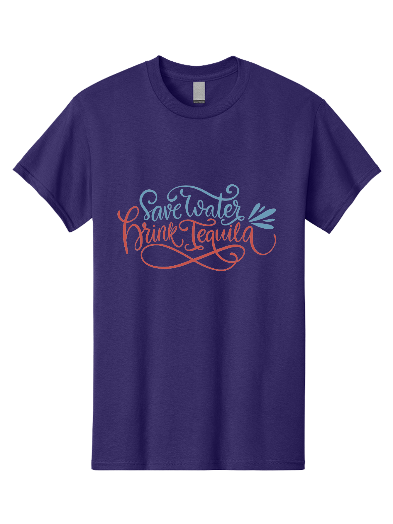 Save-Water-Drink-Tequila-4 Men'S Graphic Tee, 100% Cotton, Comfortable Casual Summer Wear, Machine Washable, Tequila Advertisement, Funny Slogan, Save Water, Drink Tequila, Cocktail Quote, Humorous Phrase, Tequila Lover - Aaa294
