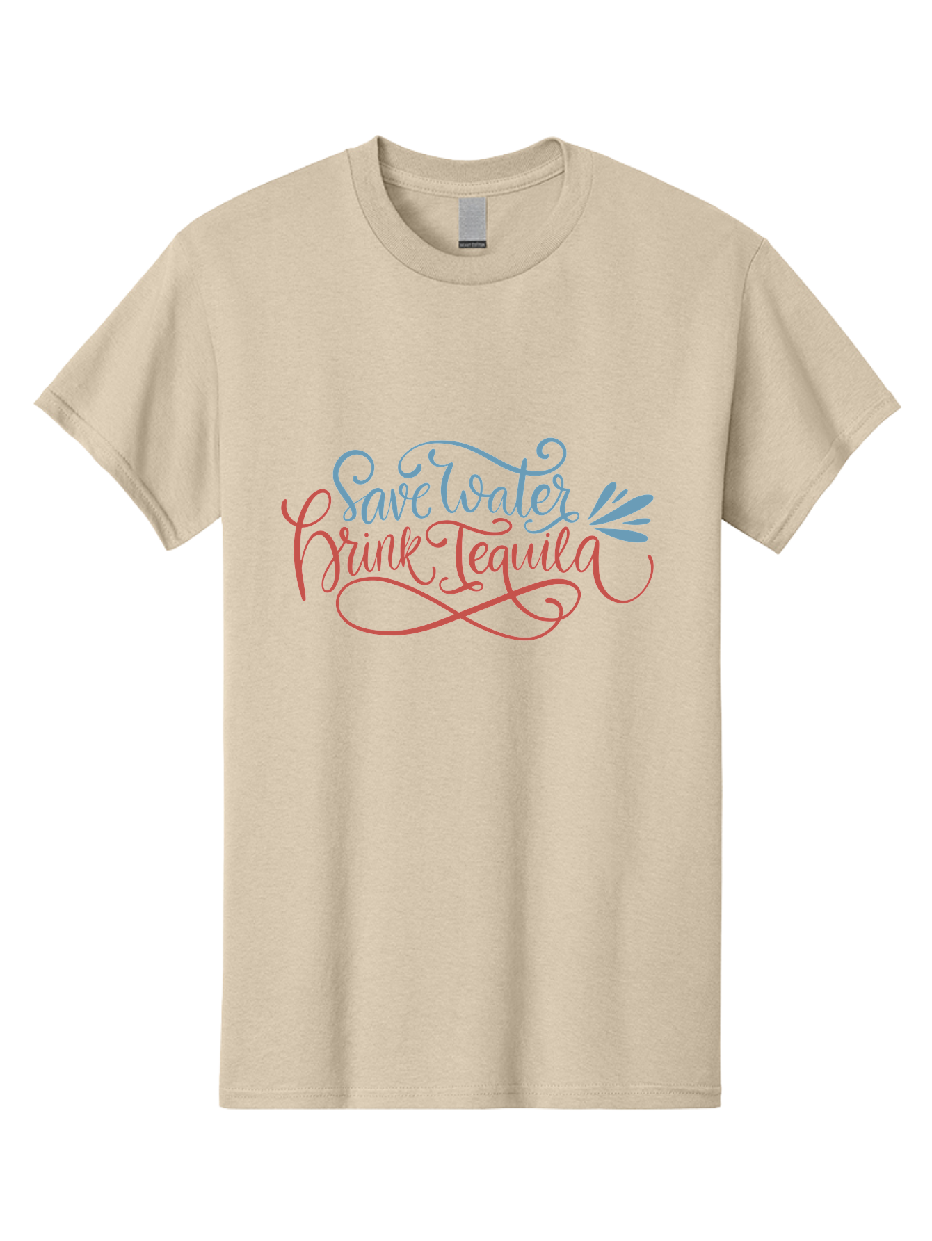 Save-Water-Drink-Tequila-4 Men'S Graphic Tee, 100% Cotton, Comfortable Casual Summer Wear, Machine Washable, Tequila Advertisement, Funny Slogan, Save Water, Drink Tequila, Cocktail Quote, Humorous Phrase, Tequila Lover - Aaa294