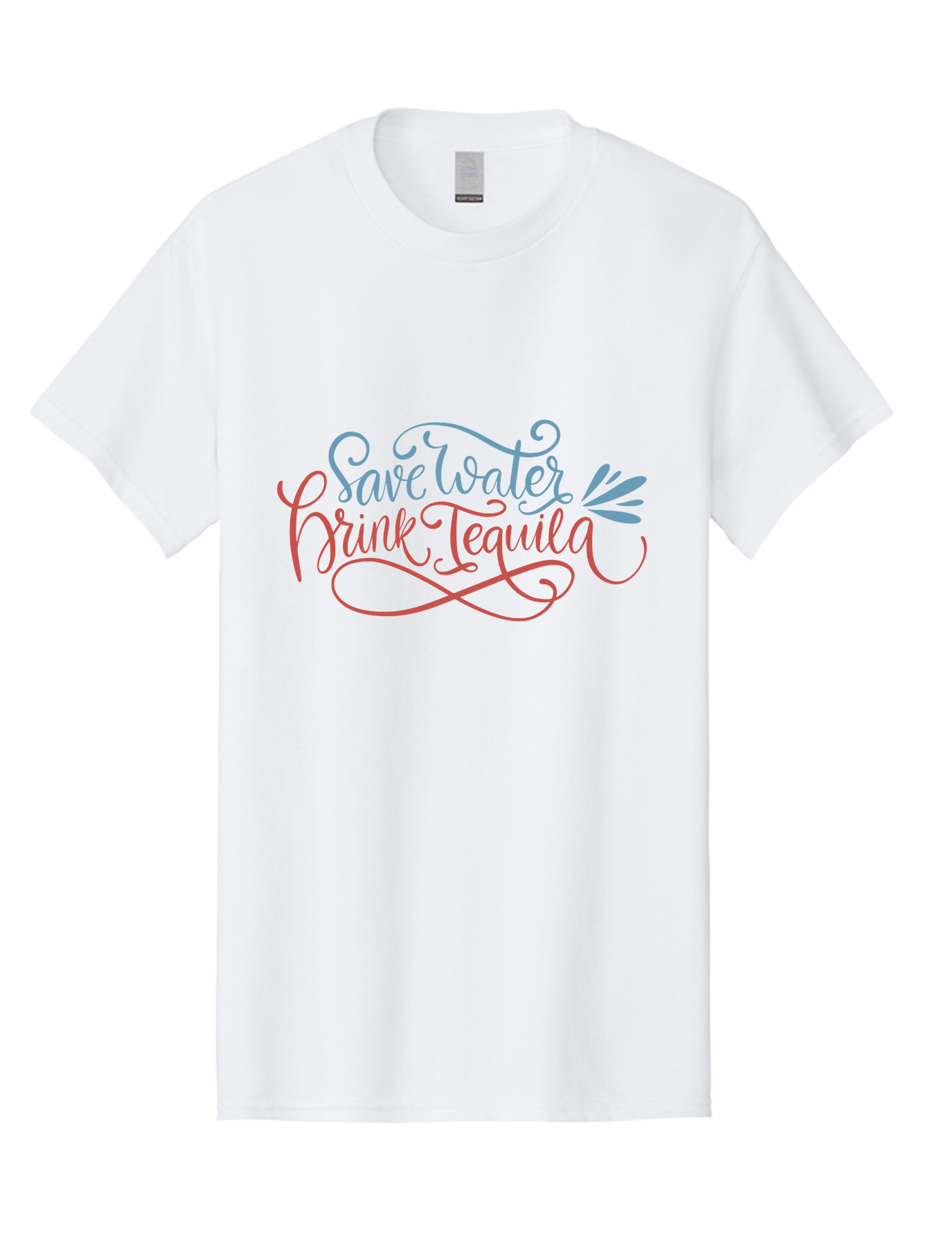 Save-Water-Drink-Tequila-4 Men'S Graphic Tee, 100% Cotton, Comfortable Casual Summer Wear, Machine Washable, Tequila Advertisement, Funny Slogan, Save Water, Drink Tequila, Cocktail Quote, Humorous Phrase, Tequila Lover - Aaa294