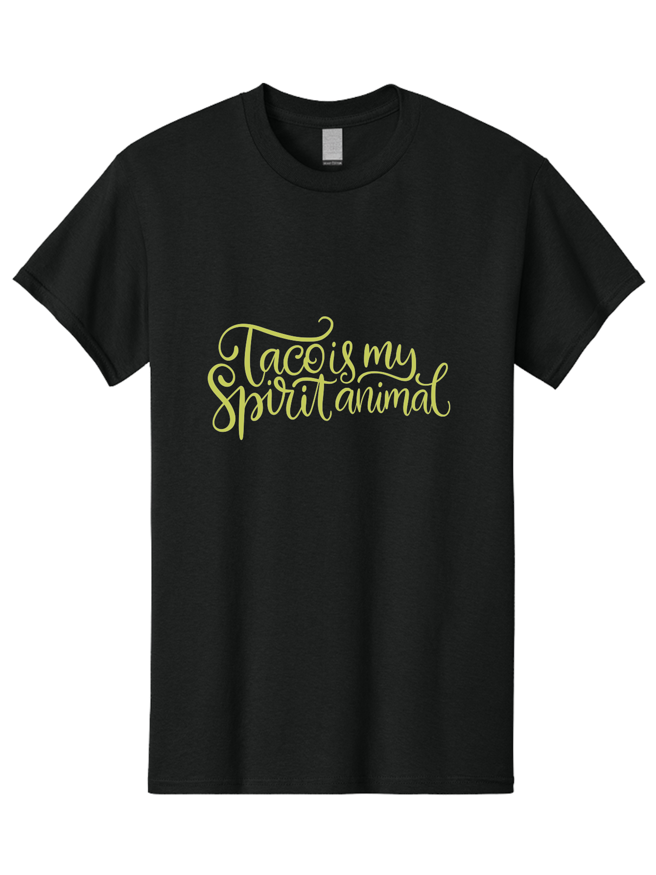 Taco-Is-My-Spirit-Animal-2 Men'S Graphic Tee, 100% Cotton, Comfortable Casual Summer Wear, Machine Washable, Taco Lover, Funny Quote, Foodie Gift, Quirky Humor, Spirit Animal Humor, Taco Tuesday, Food Quote, Cute Graphics, - Aaa301