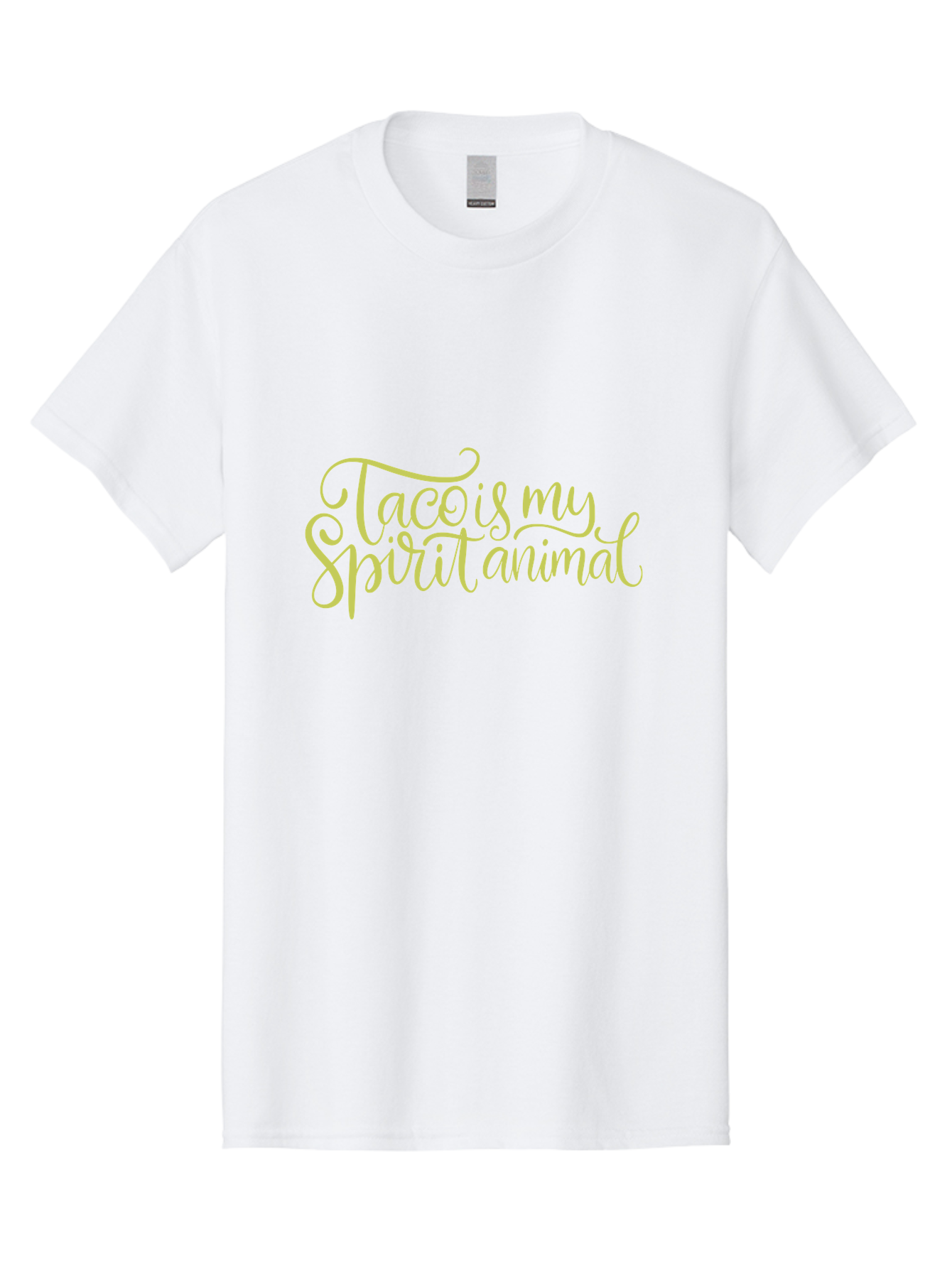 Taco-Is-My-Spirit-Animal-2 Men'S Graphic Tee, 100% Cotton, Comfortable Casual Summer Wear, Machine Washable, Taco Lover, Funny Quote, Foodie Gift, Quirky Humor, Spirit Animal Humor, Taco Tuesday, Food Quote, Cute Graphics, - Aaa301