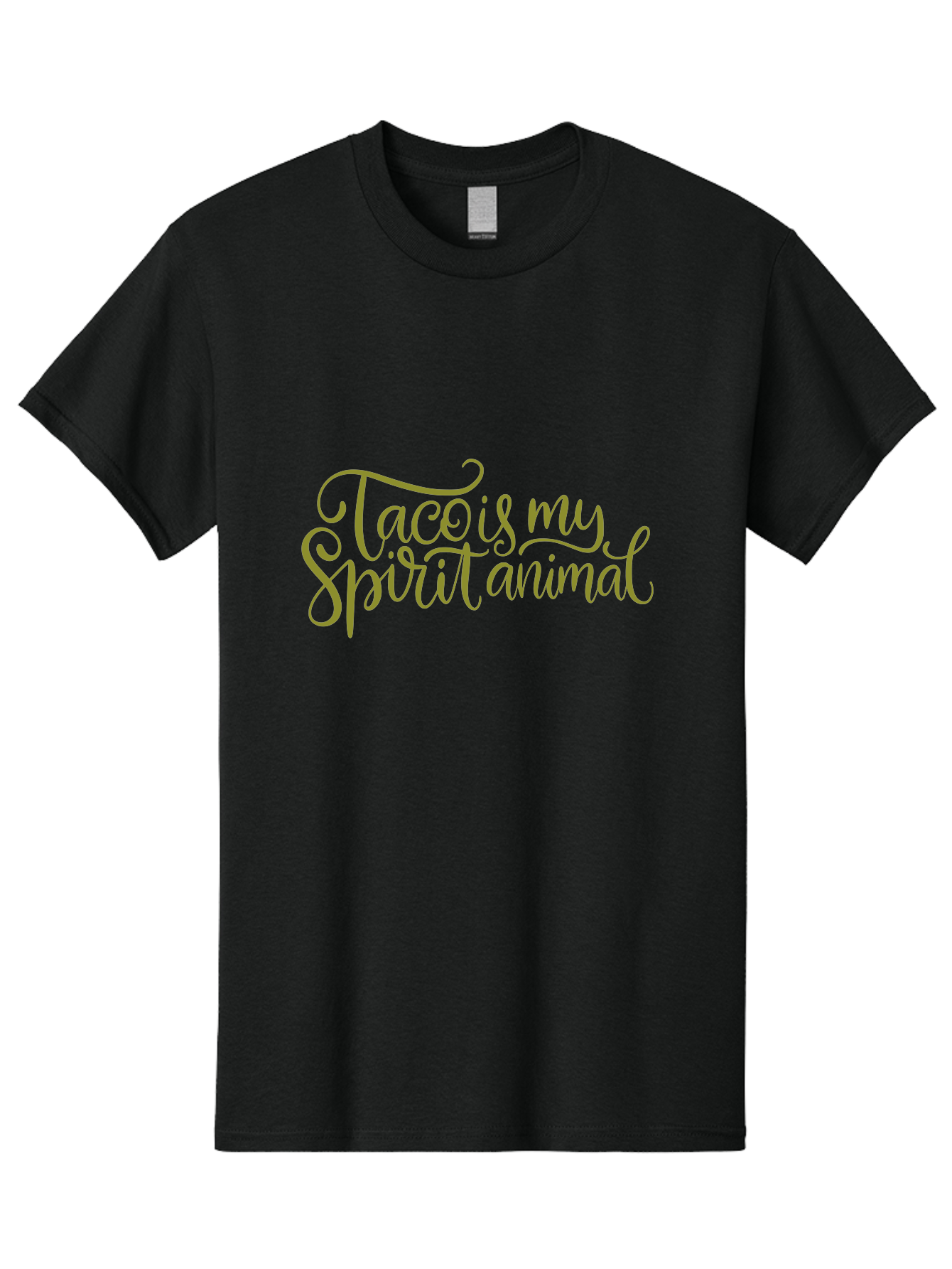 Tacos-My-Spirit-Animal Men'S Graphic Tee, 100% Cotton, Comfortable Casual Summer Wear, Machine Washable, Funny Quote, Quirky Humor, Taco Love, Motivational Saying, Spiritual Humor, Tacos My Spiritual Animal - Aaa303