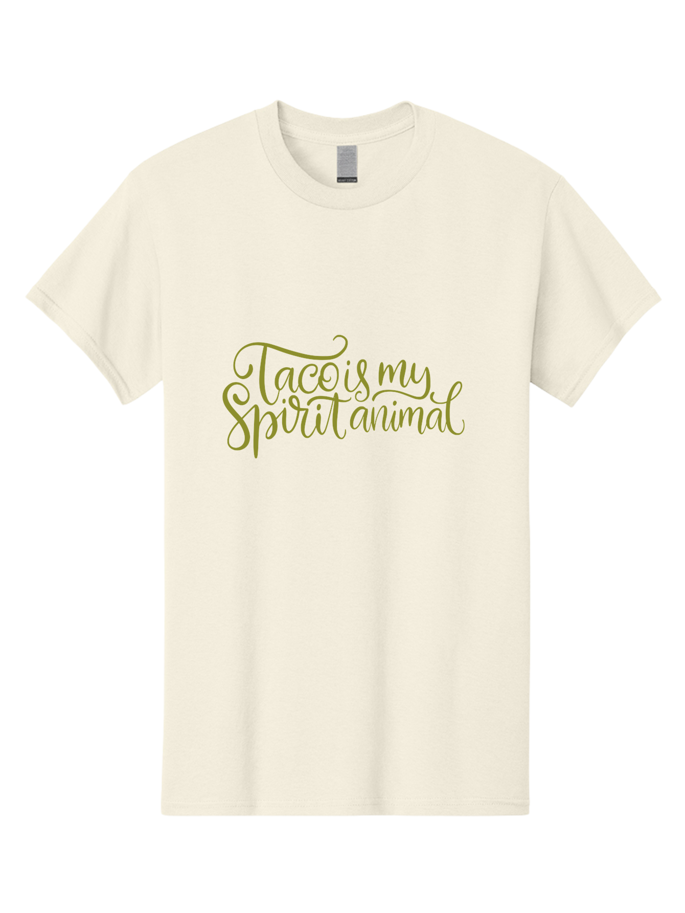 Tacos-My-Spirit-Animal Men'S Graphic Tee, 100% Cotton, Comfortable Casual Summer Wear, Machine Washable, Funny Quote, Quirky Humor, Taco Love, Motivational Saying, Spiritual Humor, Tacos My Spiritual Animal - Aaa303