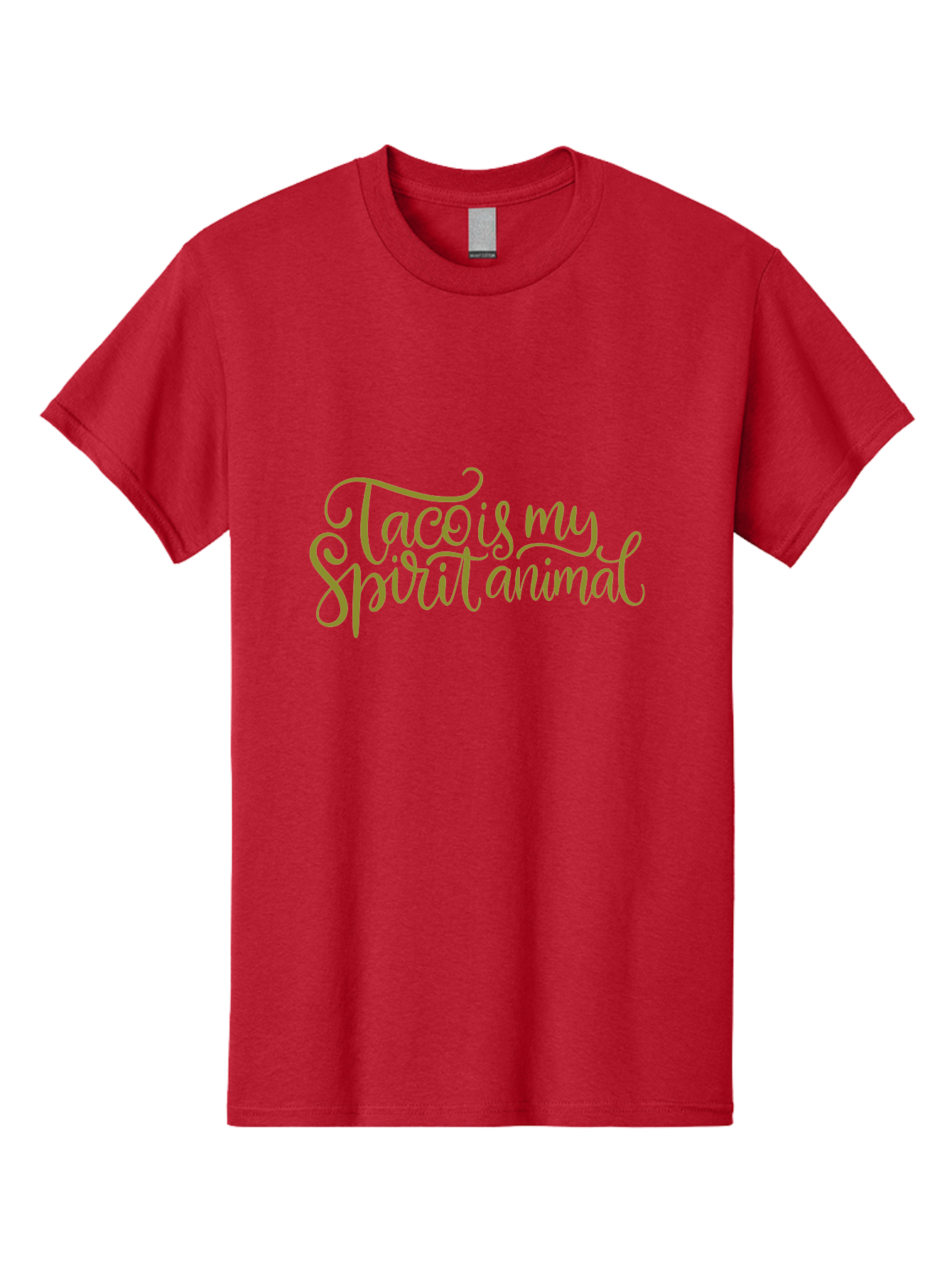 Tacos-My-Spirit-Animal Men'S Graphic Tee, 100% Cotton, Comfortable Casual Summer Wear, Machine Washable, Funny Quote, Quirky Humor, Taco Love, Motivational Saying, Spiritual Humor, Tacos My Spiritual Animal - Aaa303
