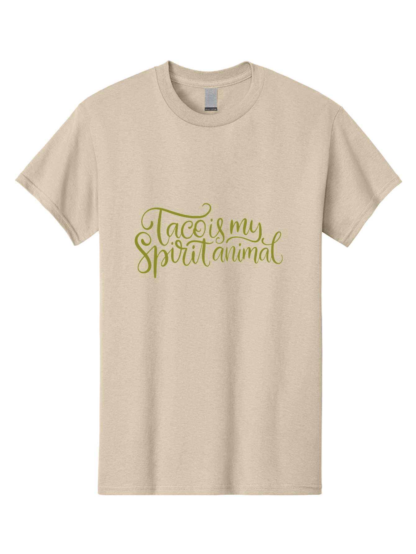 Tacos-My-Spirit-Animal Men'S Graphic Tee, 100% Cotton, Comfortable Casual Summer Wear, Machine Washable, Funny Quote, Quirky Humor, Taco Love, Motivational Saying, Spiritual Humor, Tacos My Spiritual Animal - Aaa303