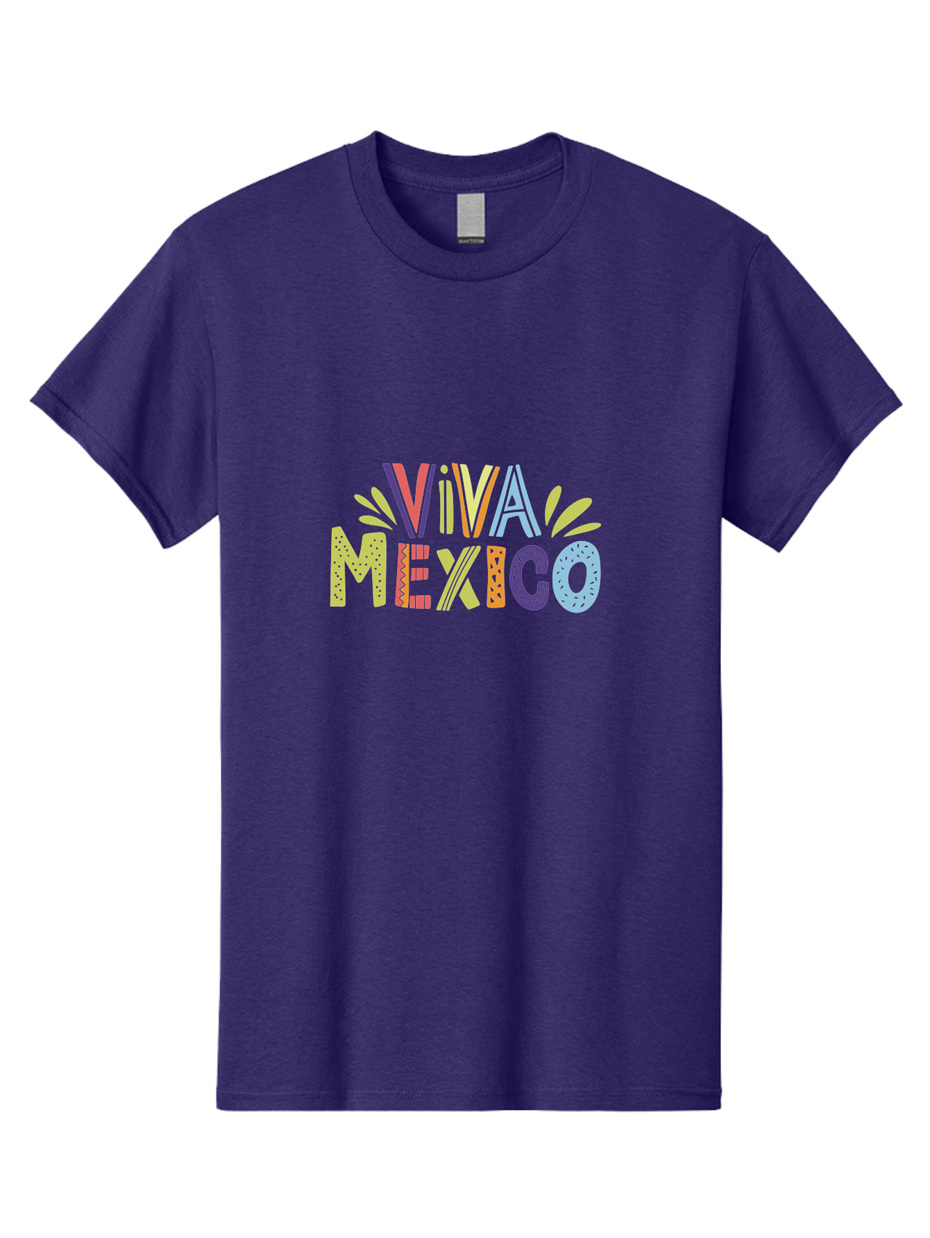 Viva-Mexico-2 Men'S Graphic Tee, 100% Cotton, Comfortable Casual Summer Wear, Machine Washable, Viva Mexico, Colorful Typography, Vibrant Colors, Festive Atmosphere, Celebratory Design, Latin American Culture, Fiesta Theme, - Aaa307