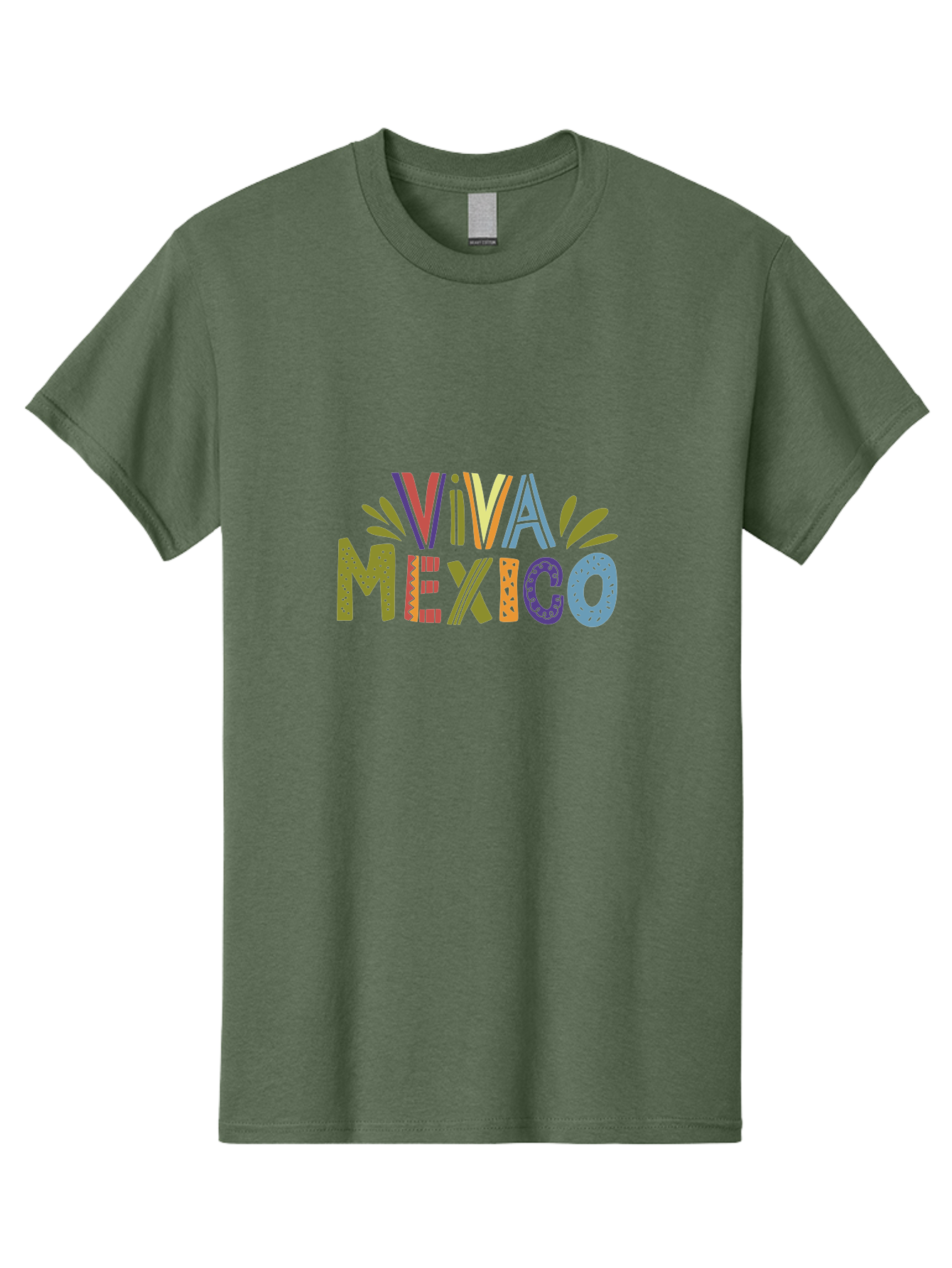 Viva-Mexico-3 Men'S Graphic Tee, 100% Cotton, Comfortable Casual Summer Wear, Machine Washable, Viva Mexico, Colorful Typography, Festive Design, Cultural Celebration, Latin American Heritage, Vibrant Colors, Dynamic Composition, - Aaa308