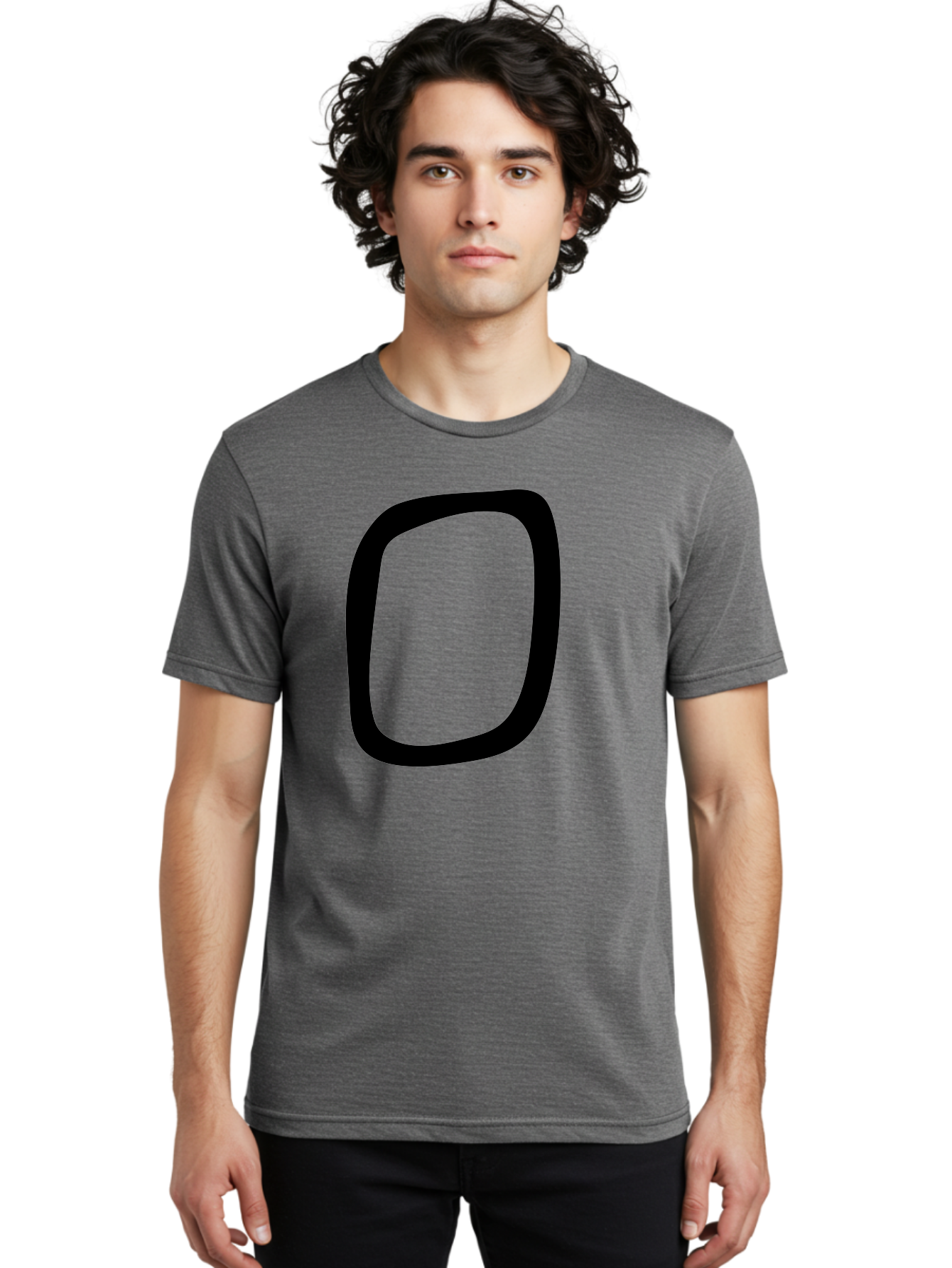 handwritten zero, black outline, simple design, minimalist style, numeral, number zero, digit