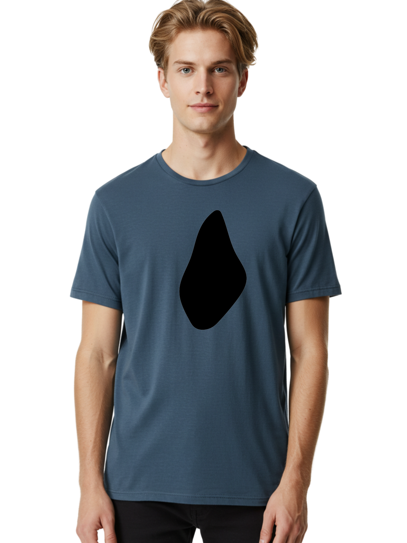 black silhouette, smooth shape, abstract design, minimalist art, simple form, elegant silhouette, modern graphic