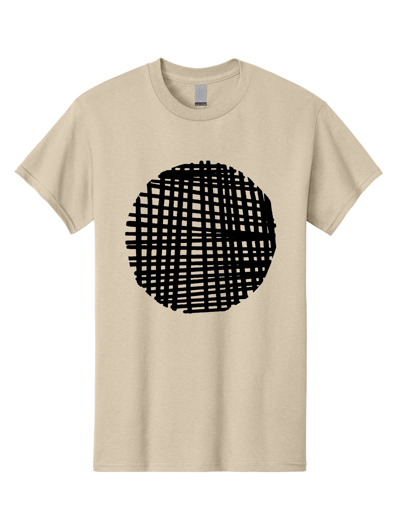 Black-Grid-Circle Men'S Graphic Tee, 100% Cotton, Comfortable Casual Summer Wear, Machine Washable, Disco Ball, Grid Pattern, Abstract Design, Black And Green, Modern Art, Geometric Shape, Spherical Object, Shiny Surface, Party Decoration - Aaa375