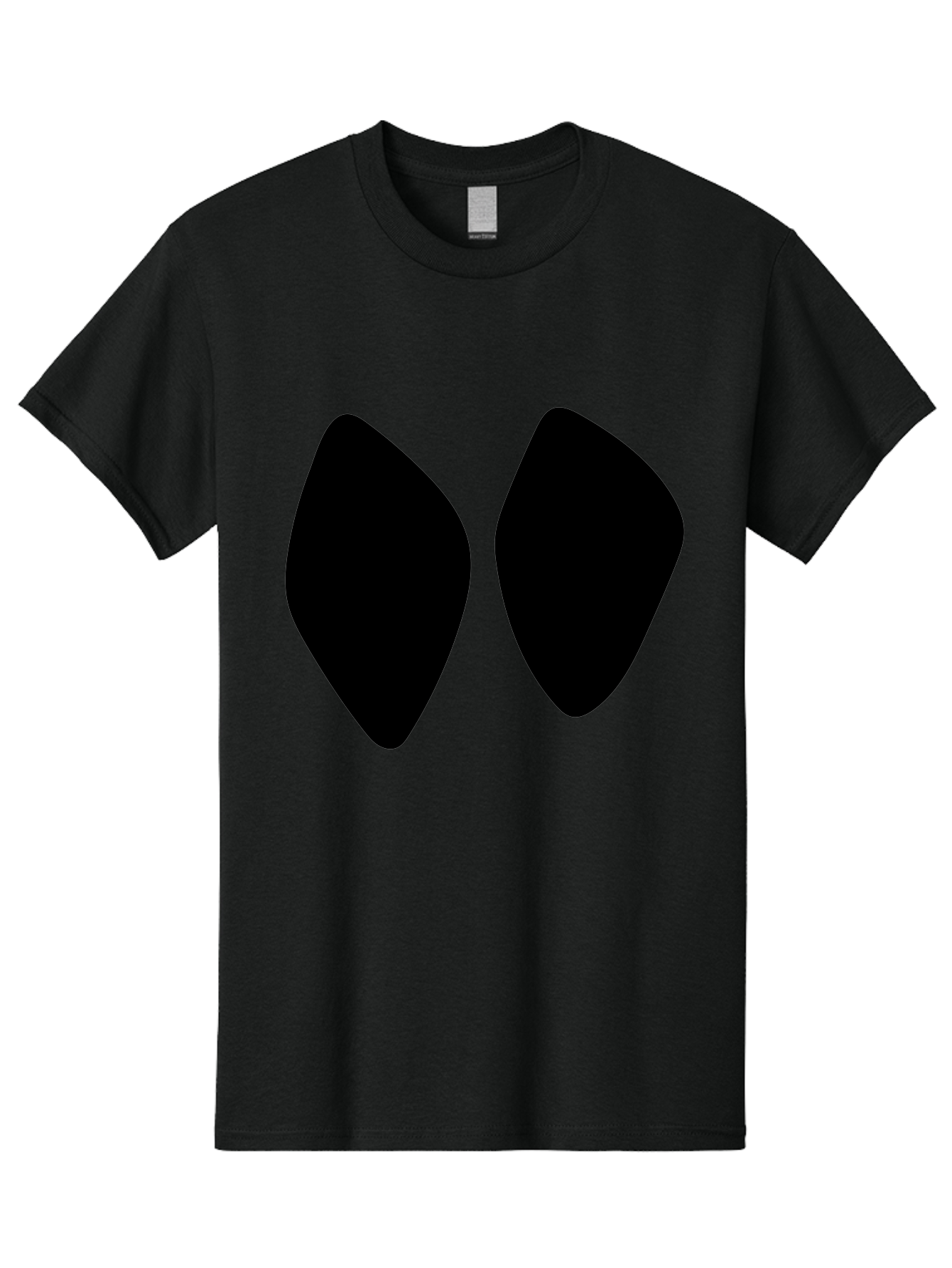 Black-Shapes Men'S Graphic Tee, 100% Cotton, Comfortable Casual Summer Wear, Machine Washable, Guitar Picks, Music Accessories, Black Guitar Picks, Music Equipment, Guitar Gear, Pick Design - Aaa394