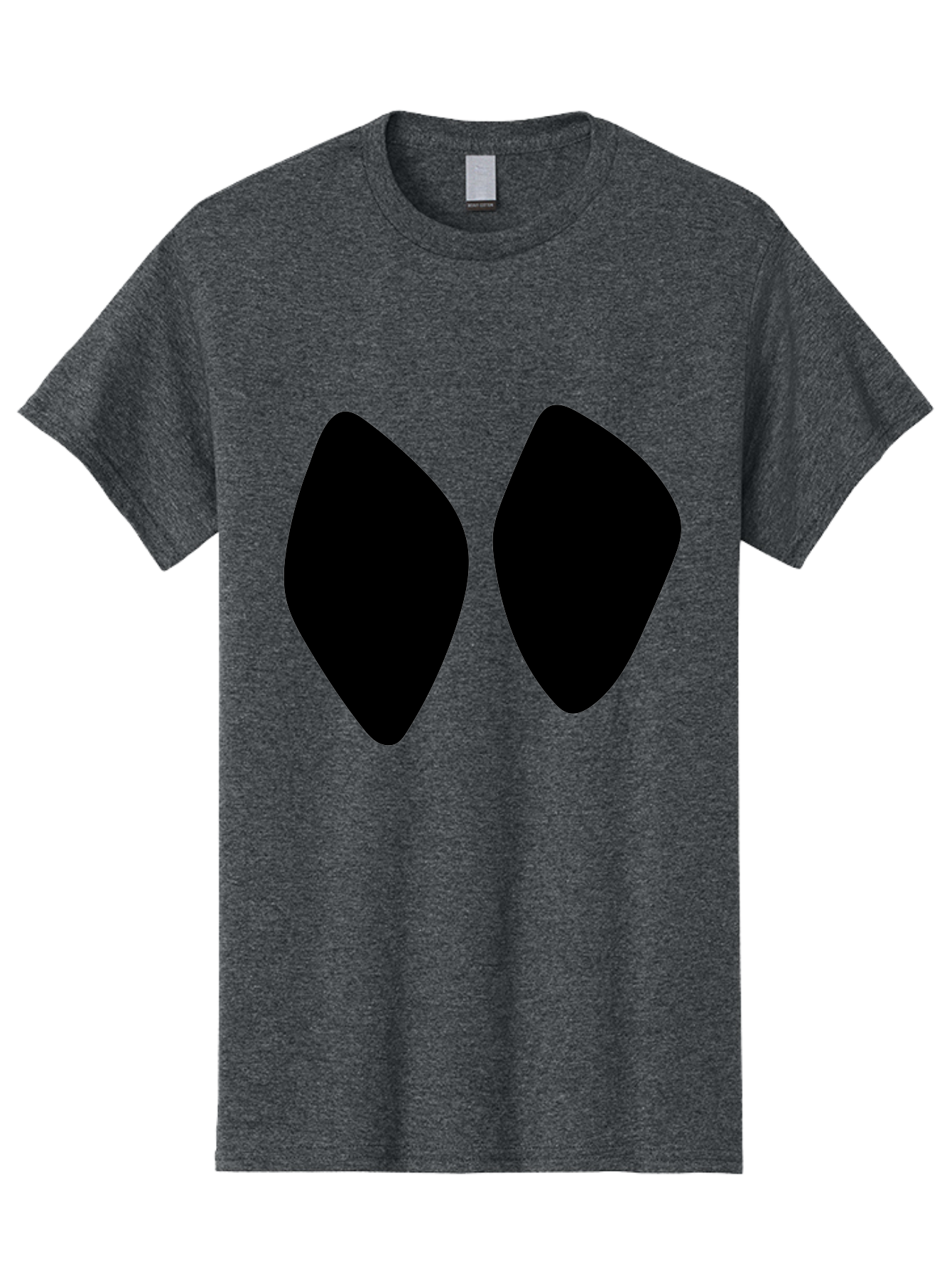 Black-Shapes Men'S Graphic Tee, 100% Cotton, Comfortable Casual Summer Wear, Machine Washable, Guitar Picks, Music Accessories, Black Guitar Picks, Music Equipment, Guitar Gear, Pick Design - Aaa394