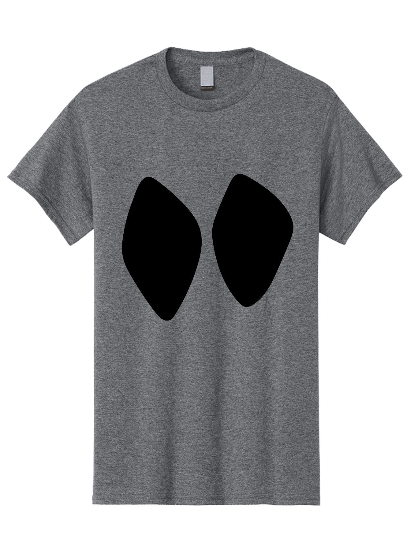 Black-Shapes Men'S Graphic Tee, 100% Cotton, Comfortable Casual Summer Wear, Machine Washable, Guitar Picks, Music Accessories, Black Guitar Picks, Music Equipment, Guitar Gear, Pick Design - Aaa394