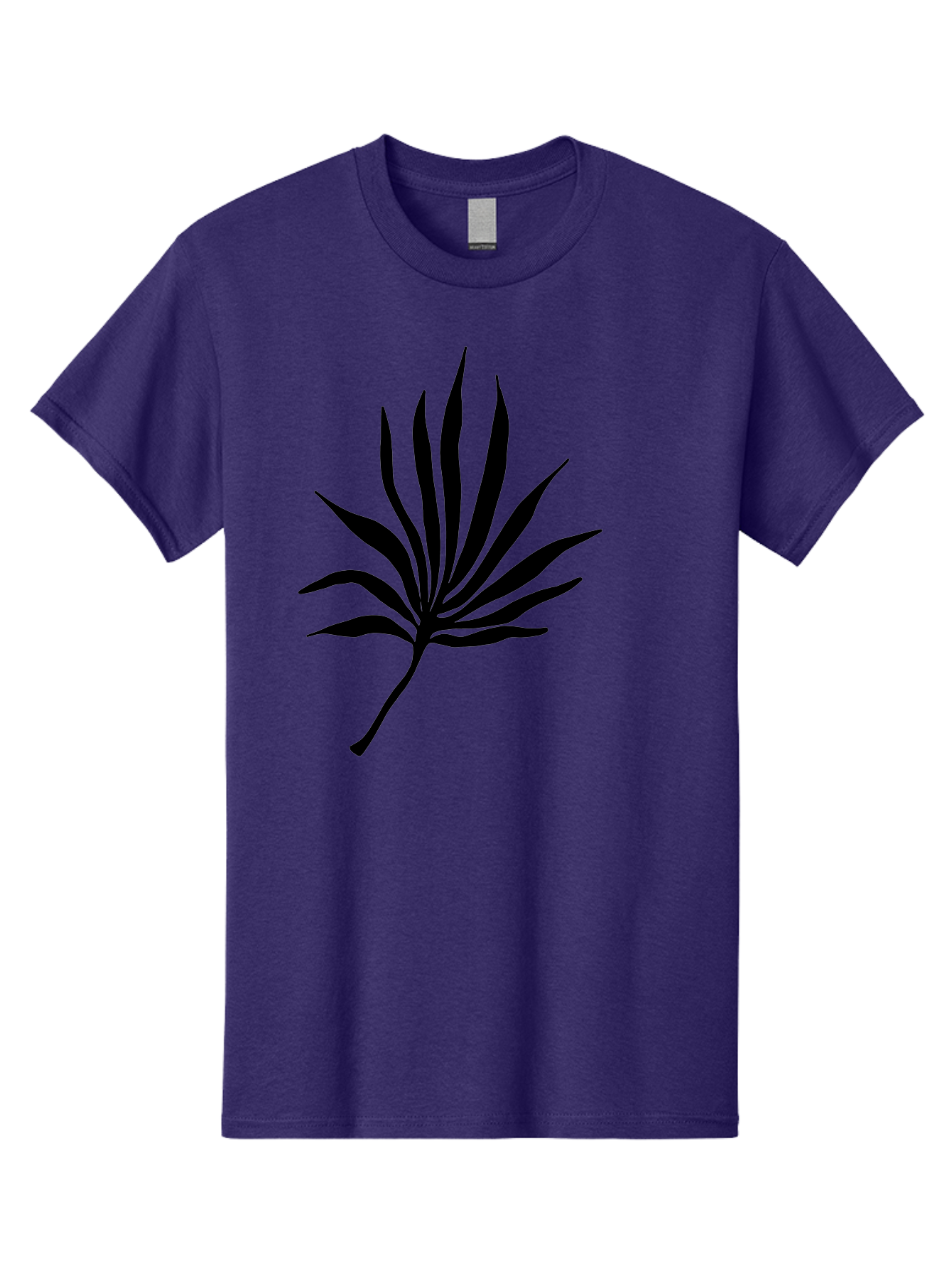 Cannabis-Leaf-3 Men'S Graphic Tee, 100% Cotton, Comfortable Casual Summer Wear, Machine Washable, Cannabis Leaf, Marijuana Leaf, Black Silhouette, Plant Illustration, Leafy Graphic, Cannabis Symbol, Weed Icon, Simple Design, Minimalist Art, - Aaa408
