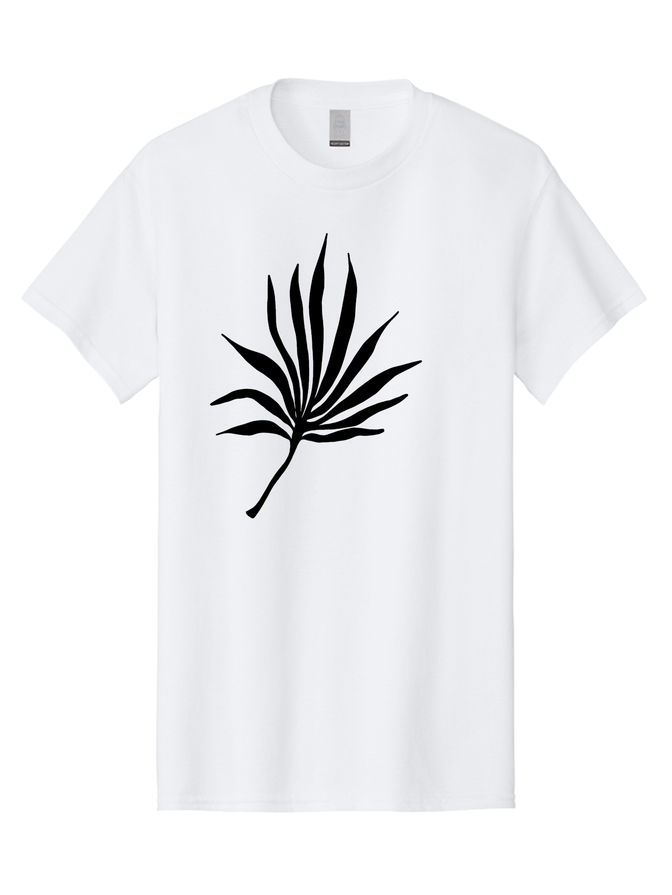Cannabis-Leaf-3 Men'S Graphic Tee, 100% Cotton, Comfortable Casual Summer Wear, Machine Washable, Cannabis Leaf, Marijuana Leaf, Black Silhouette, Plant Illustration, Leafy Graphic, Cannabis Symbol, Weed Icon, Simple Design, Minimalist Art, - Aaa408