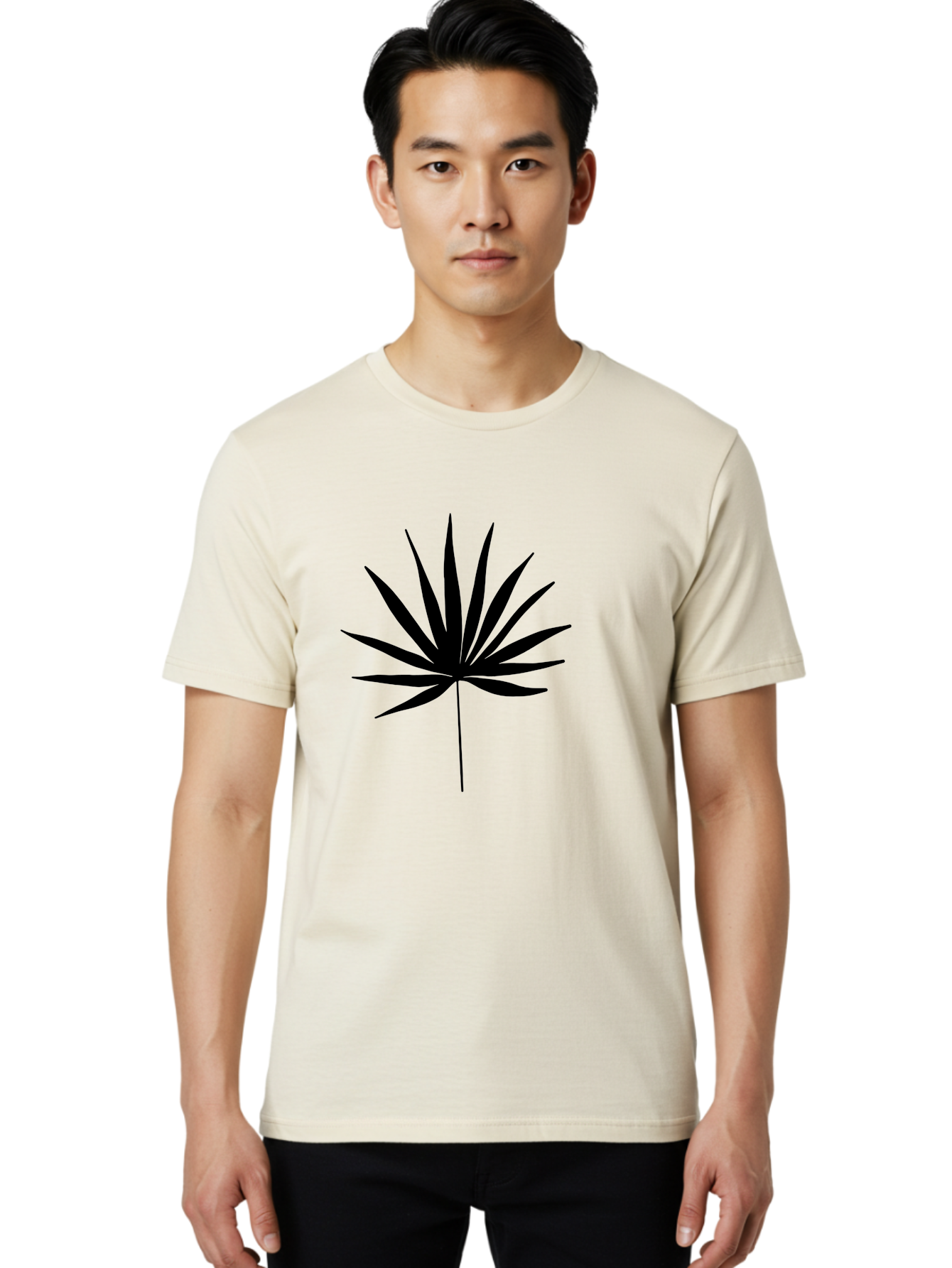 Cannabis-Leaf-4 Men'S Graphic Tee, 100% Cotton, Comfortable Casual Summer Wear, Machine Washable, Cannabis Leaf Silhouette, Marijuana Leaf Icon, Black Cannabis Symbol, Leafy Graphic Design, Cannabis Culture, Pot Leaf Artwork, - Aaa409