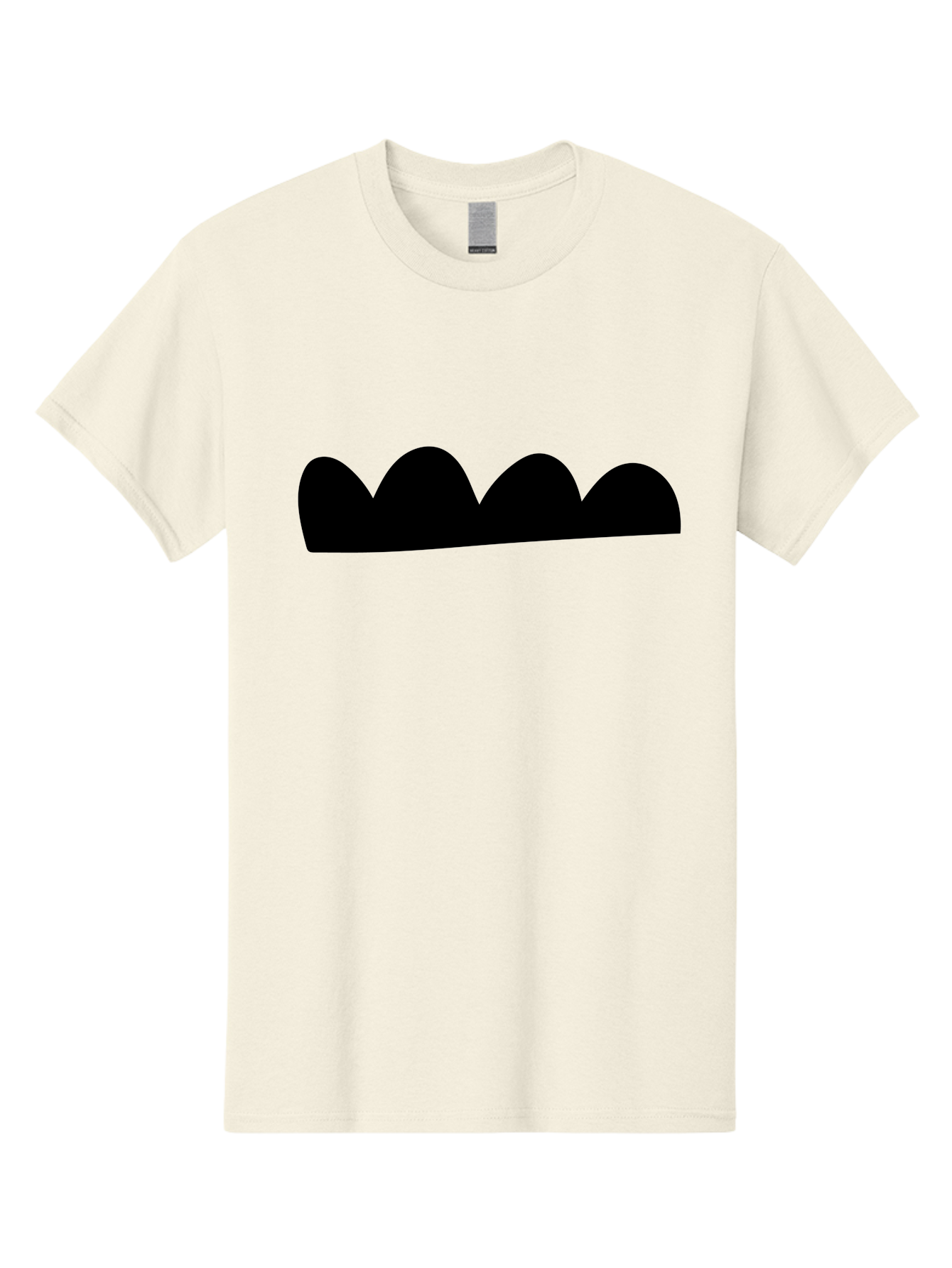 Crowns Men'S Graphic Tee, 100% Cotton, Comfortable Casual Summer Wear, Machine Washable, Black Crown Silhouette, Regal Symbol, Monarch Emblem, Royal Crest, Majestic Design, Elegant Simplicity - Aaa420