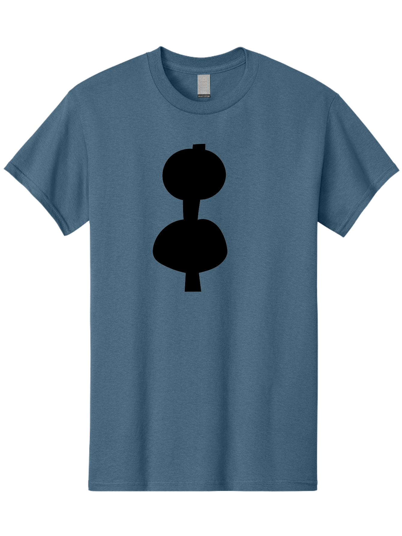 Hourglass Men'S Graphic Tee, 100% Cotton, Comfortable Casual Summer Wear, Machine Washable, Dumbbell Icon, Fitness Symbol, Gym Equipment, Workout Tool, Exercise Accessory, Physical Fitness, Bodybuilding - Aaa437