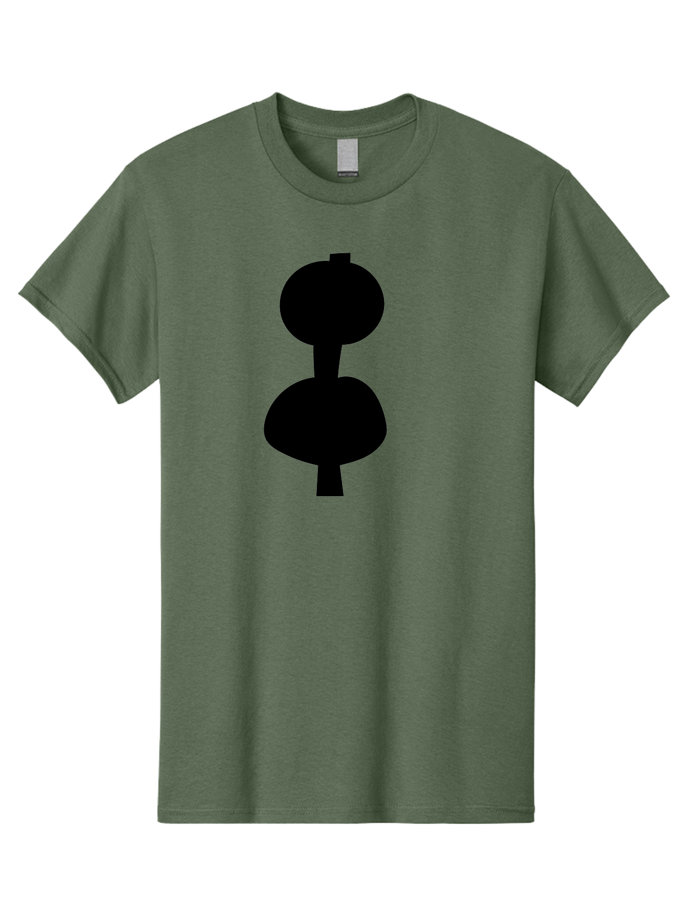 Hourglass Men'S Graphic Tee, 100% Cotton, Comfortable Casual Summer Wear, Machine Washable, Dumbbell Icon, Fitness Symbol, Gym Equipment, Workout Tool, Exercise Accessory, Physical Fitness, Bodybuilding - Aaa437