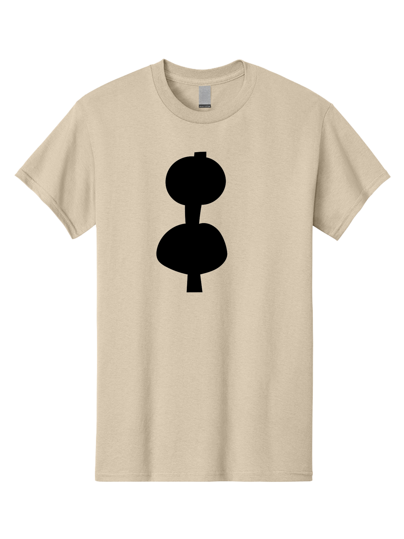 Hourglass Men'S Graphic Tee, 100% Cotton, Comfortable Casual Summer Wear, Machine Washable, Dumbbell Icon, Fitness Symbol, Gym Equipment, Workout Tool, Exercise Accessory, Physical Fitness, Bodybuilding - Aaa437