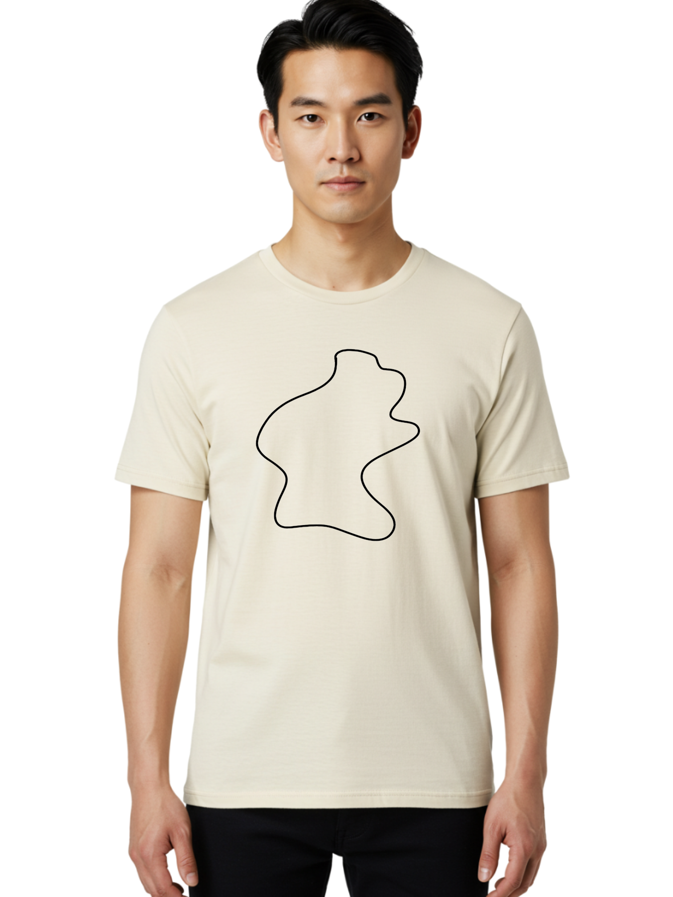 simple line art, minimalist design, geometric shape, abstract form, fluid outline, creative expression, modern art